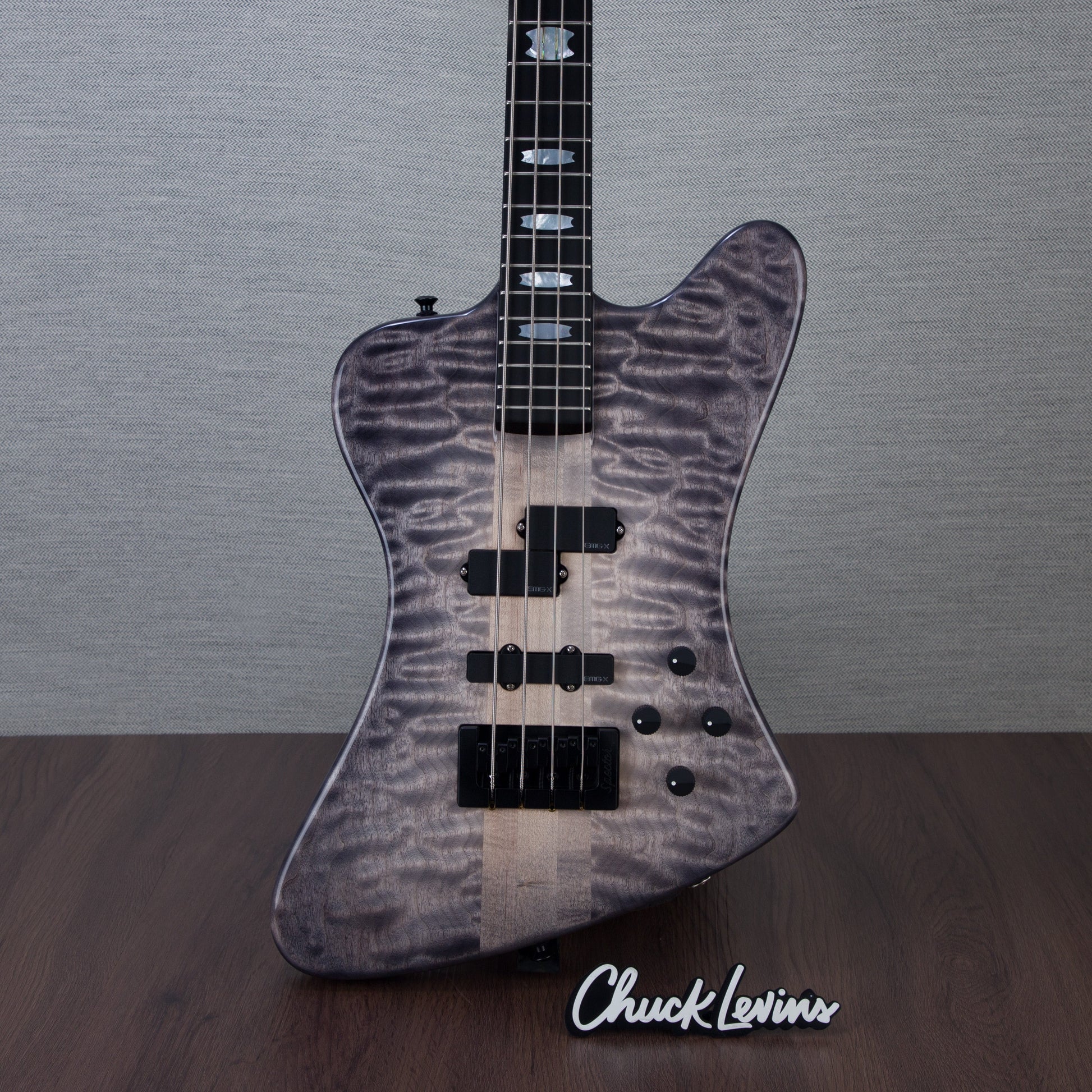 Spector USA NS-2X Electric Bass Guitar - Roswell Grey - CHUCKSCLUSIVE - #1892