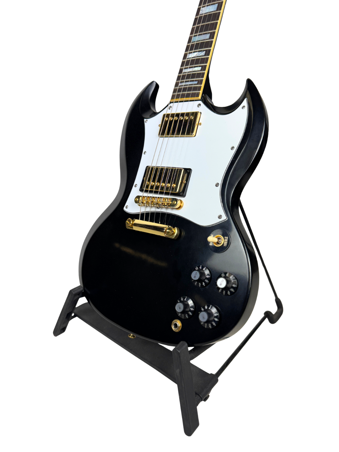 SOLD - Gibson Custom Shop SG Custom with 'Back in Black' Upgrades - USA 2022