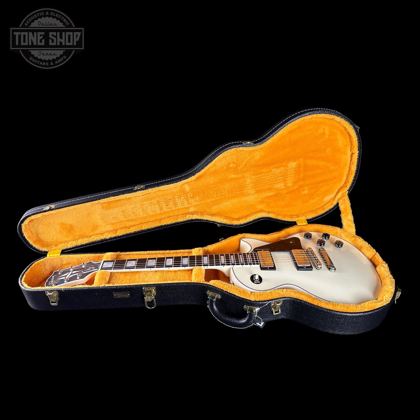 Gibson Custom Dealer Select Les Paul Custom Chambered Vintage White VOS w/case CS503058
