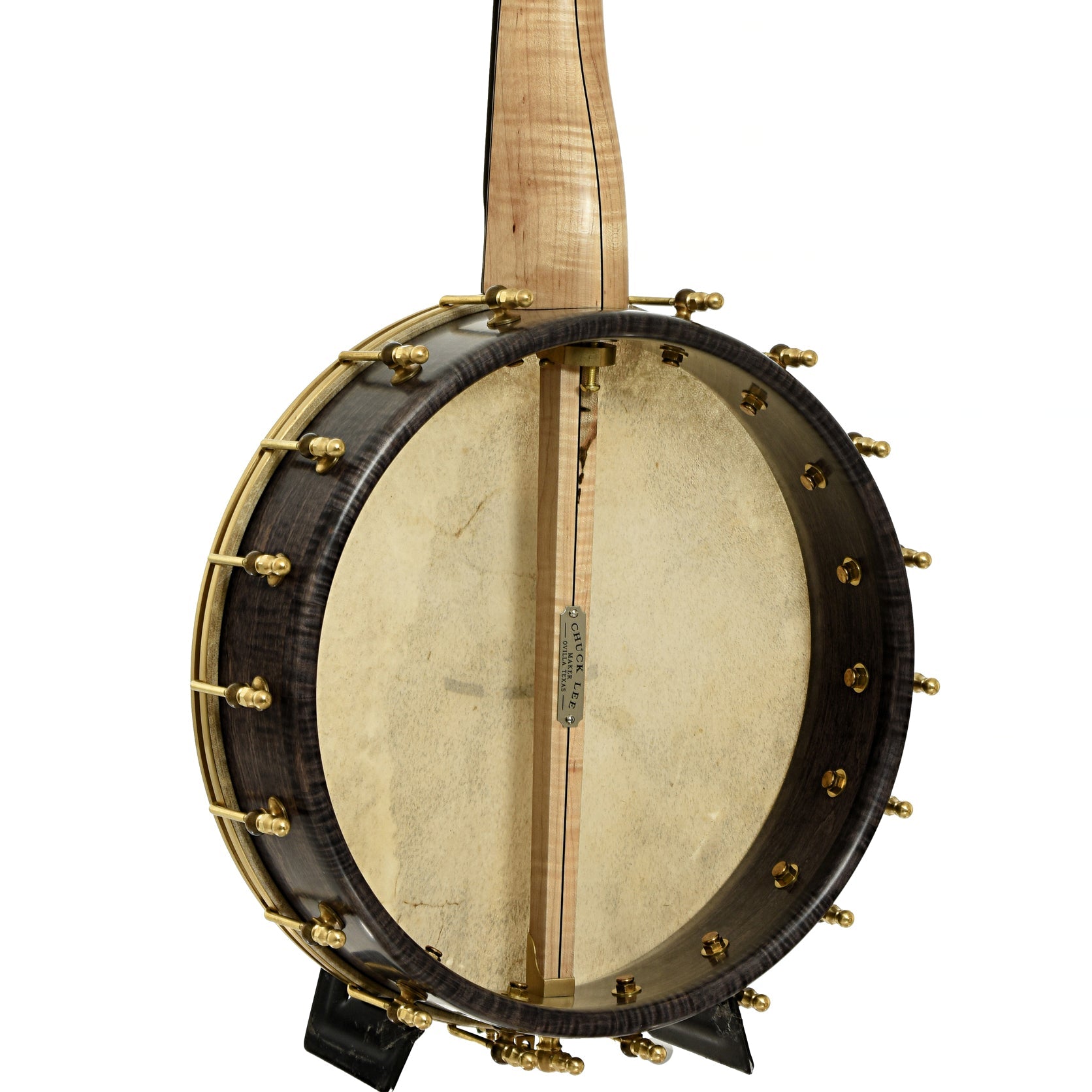 Chuck Lee Hawkins Spring 12in Fretless Openback Banjo, #876