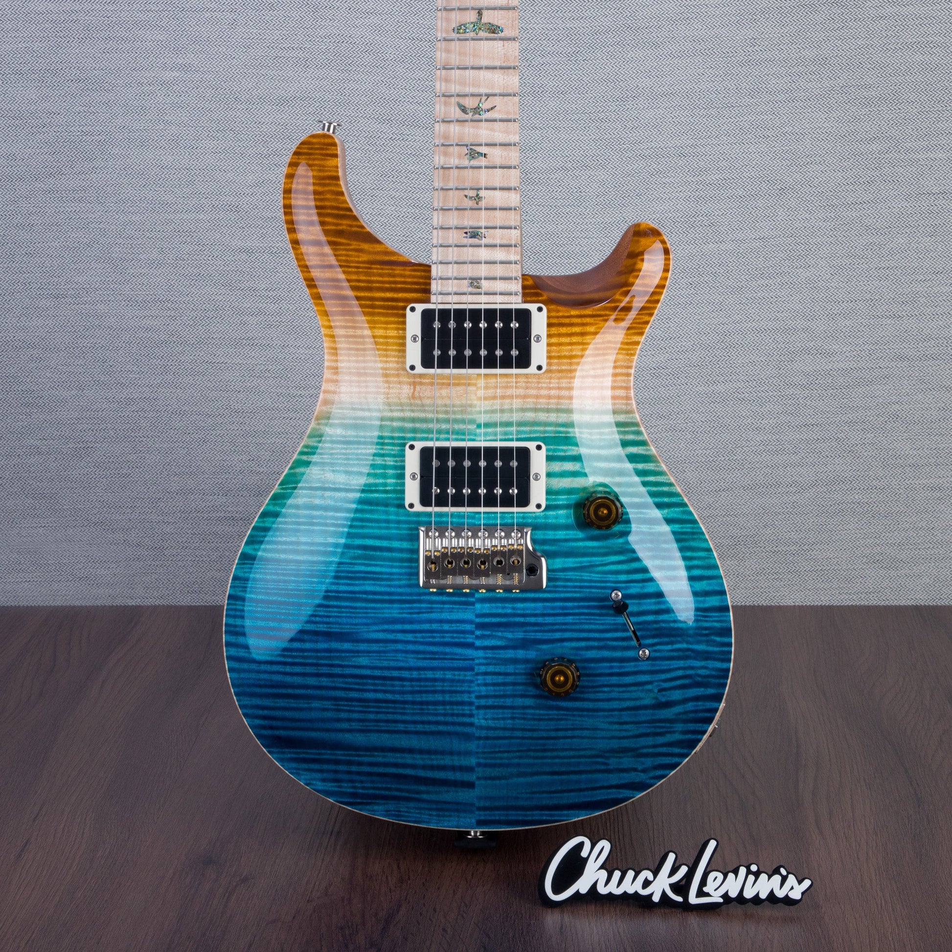PRS Wood Library Custom 24 Electric Guitar - Private Stock Beach Fade Finish - CHUCKSCLUSIVE - #240383989 - 2024