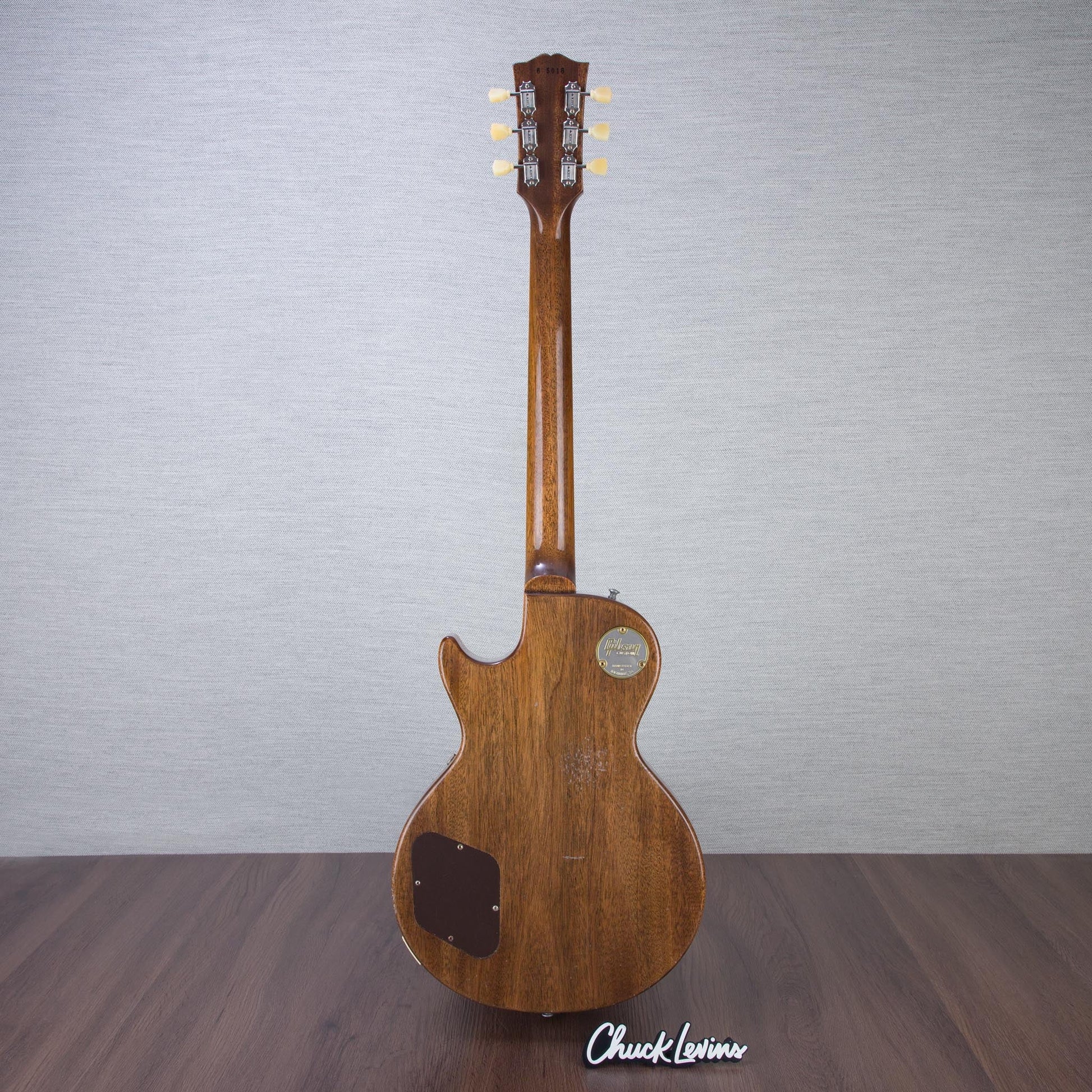 Gibson Custom Shop Dealer Select 1956 Gibson Les Paul Standard Electric Guitar - Ebony - #65018