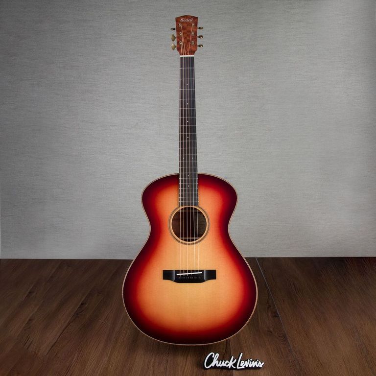 Bedell Seed to Song OM Acoustic Guitar - Quilt Bubinga and Sitka Spruce - Triple Burst - CHUCKSCLUSIVE - #1122007