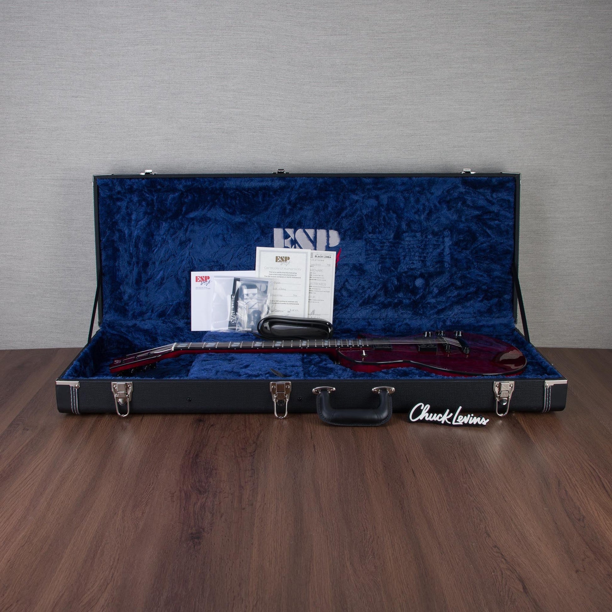 ESP USA Limited Edition Eclipse Electric Guitar - Black Limba - #US25410