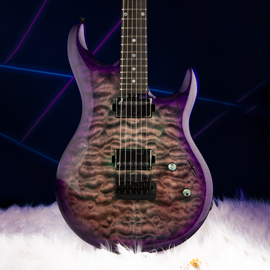 Music Man BFR Steve Lukather Signature Luke III Electric Guitar - Grapes of Wrath