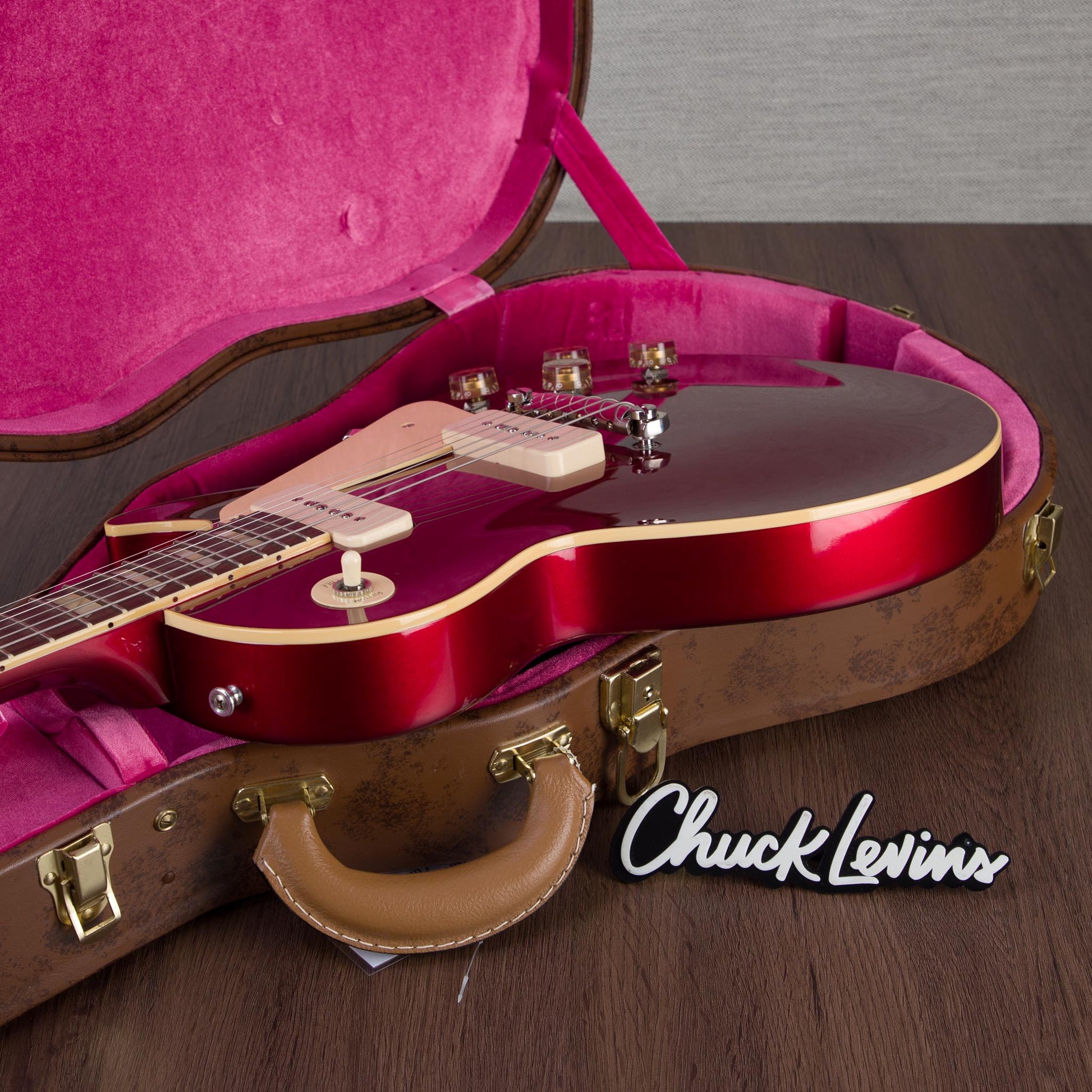 Gibson Custom Shop 1954 Les Paul Standard Electric Guitar - Gloss Candy Red - #43264