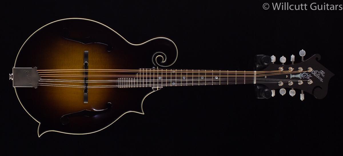 Gibson F5-G Mandolin DarkBurst (011) w/ Pickup and Rectangle Case Upgrade