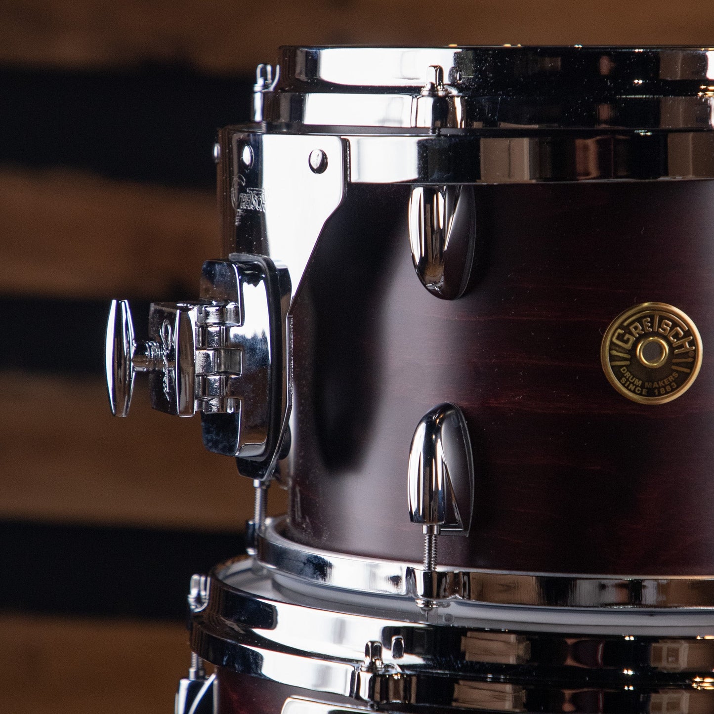 Gretsch USA Custom 4-Piece Shell Pack - Satin Dark Walnut