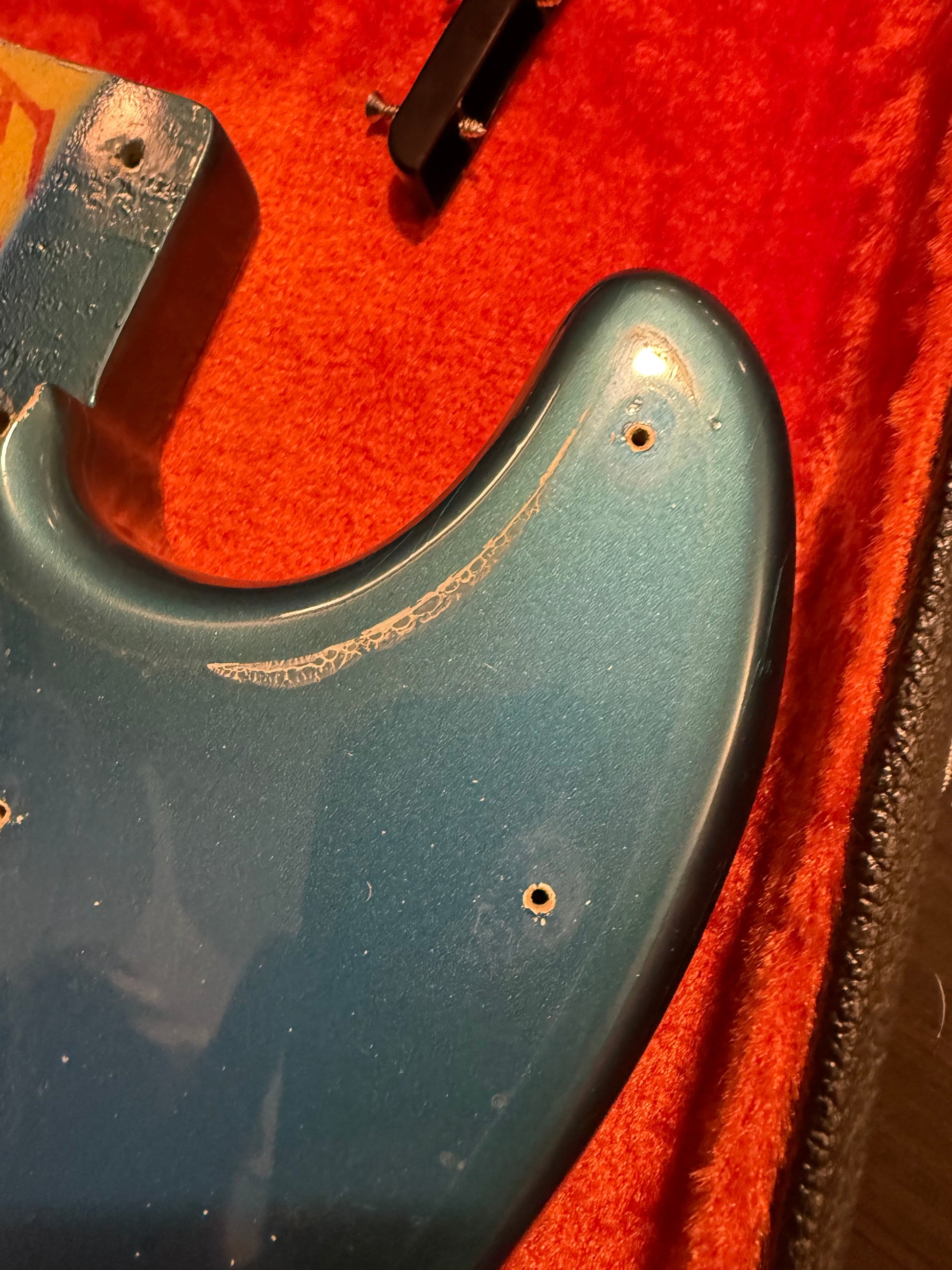 1965 Fender Jazz Bass Custom Color LAKE PLACID BLUE w Original Case L-Series, Padauk Board, BOOK PIECE!