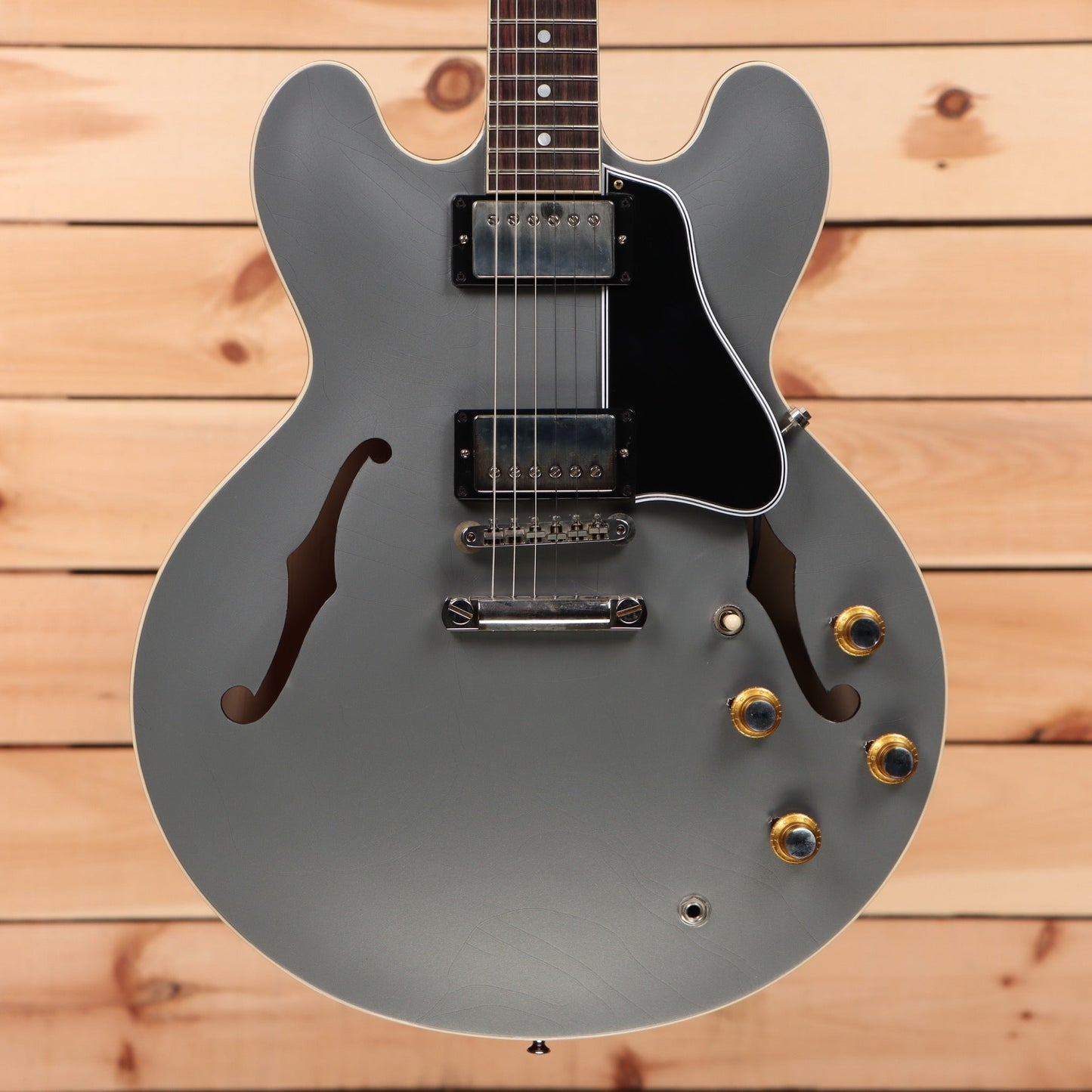 Gibson PSL 1961 ES-335 Ultra Light Aged - Silver Poly/Sparkling Burgundy