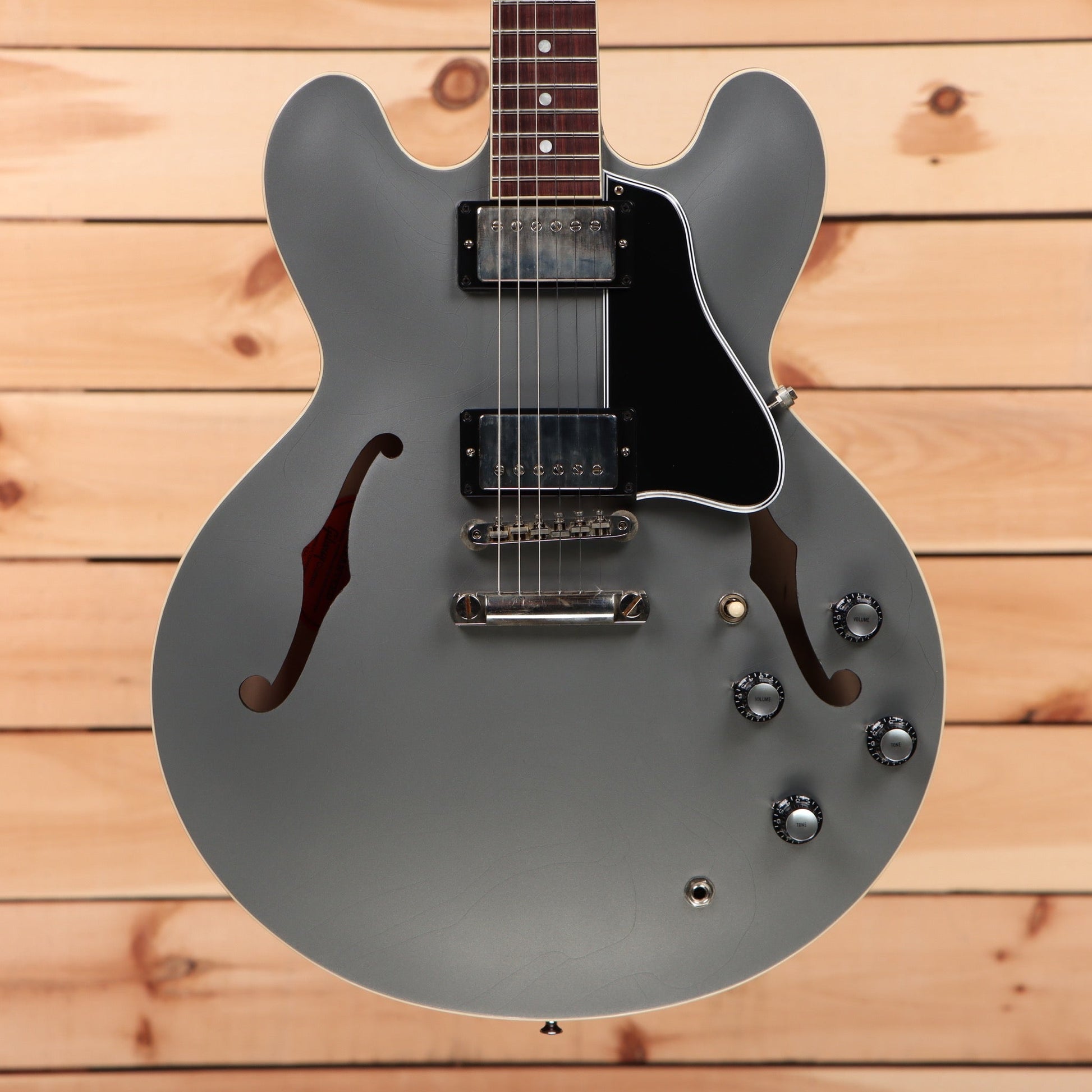 Gibson PSL 1961 ES-335 Ultra Light Aged - Silver Poly/Sparkling Burgundy