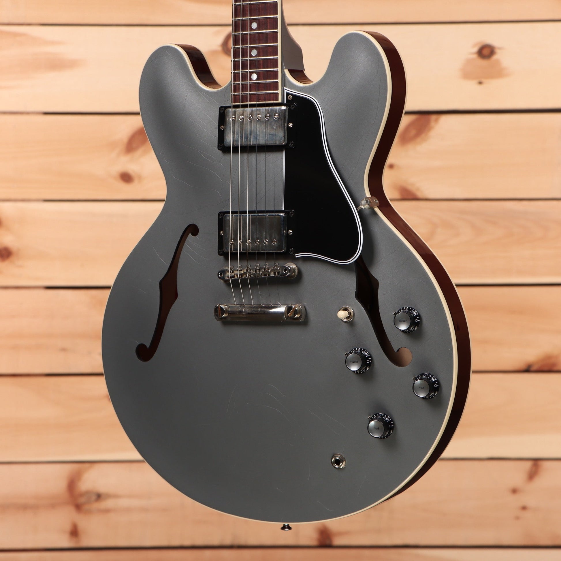 Gibson PSL 1961 ES-335 Ultra Light Aged - Silver Poly/Sparkling Burgundy