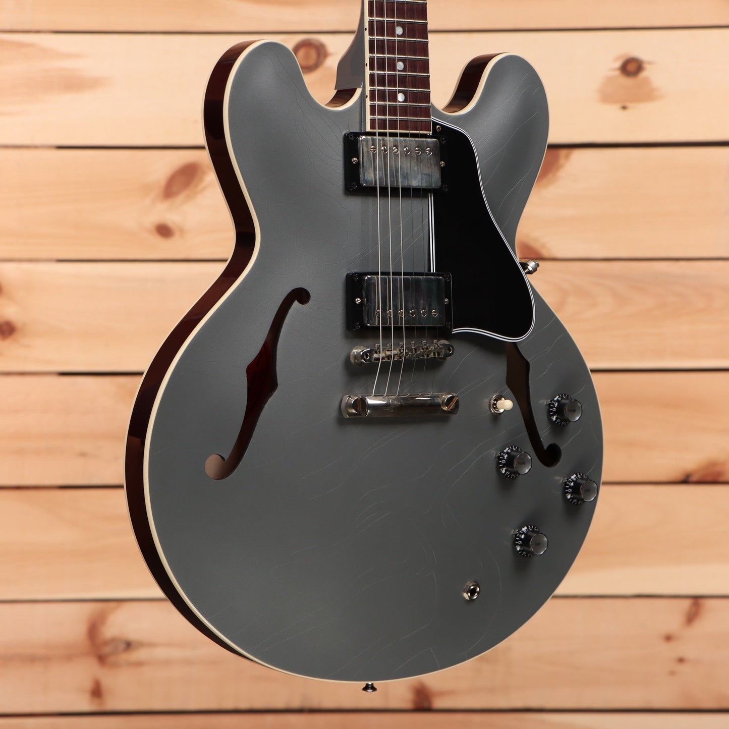 Gibson PSL 1961 ES-335 Ultra Light Aged - Silver Poly/Sparkling Burgundy