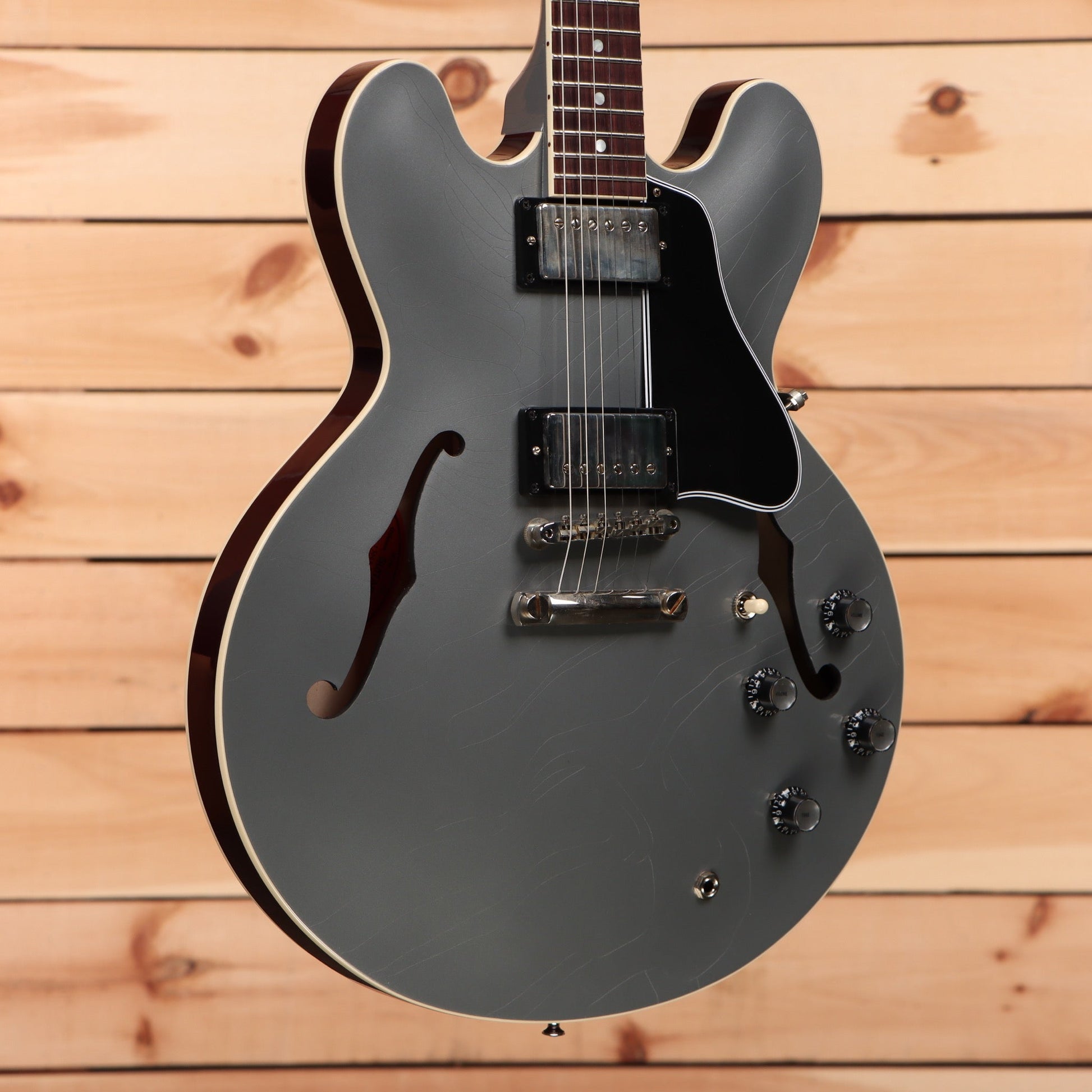 Gibson PSL 1961 ES-335 Ultra Light Aged - Silver Poly/Sparkling Burgundy