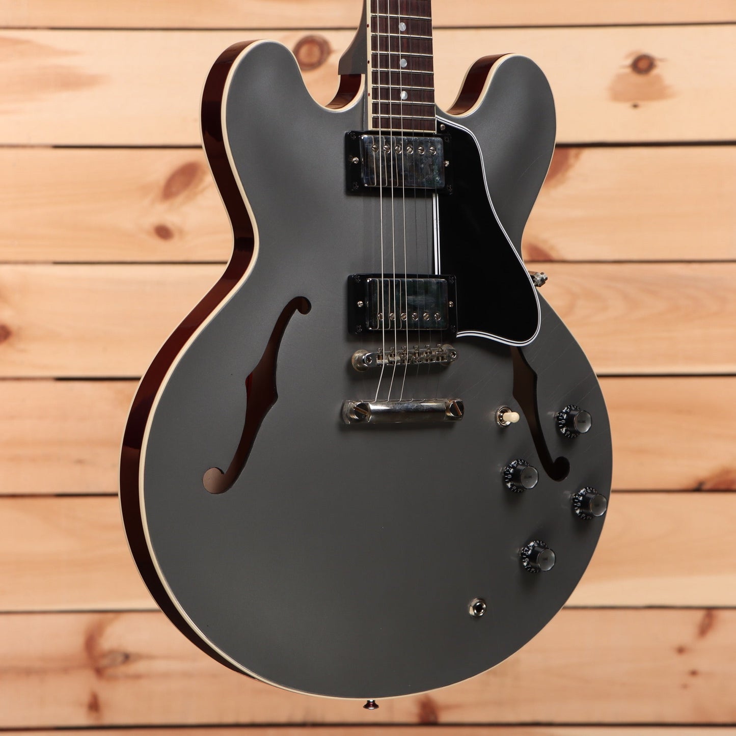 Gibson PSL 1961 ES-335 Ultra Light Aged - Silver Poly/Sparkling Burgundy