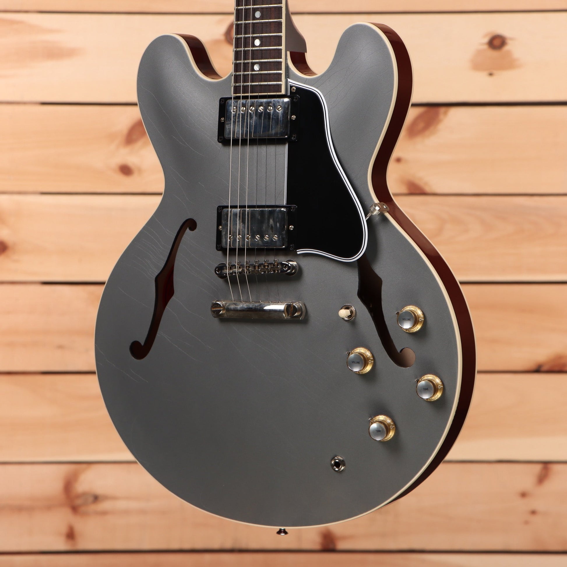 Gibson PSL 1961 ES-335 Ultra Light Aged - Silver Poly/Sparkling Burgundy