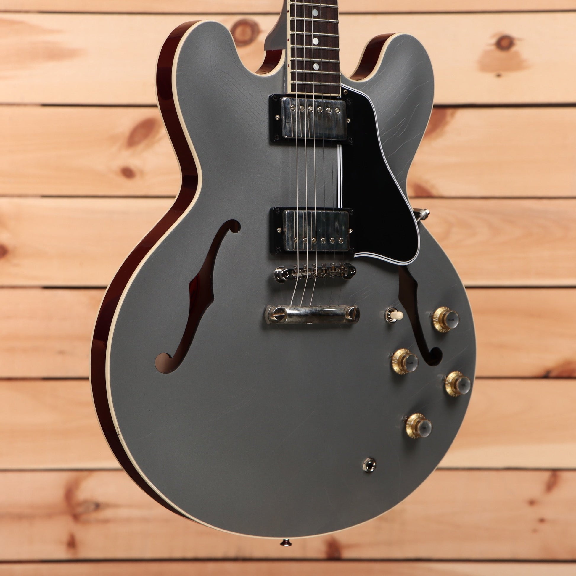 Gibson PSL 1961 ES-335 Ultra Light Aged - Silver Poly/Sparkling Burgundy