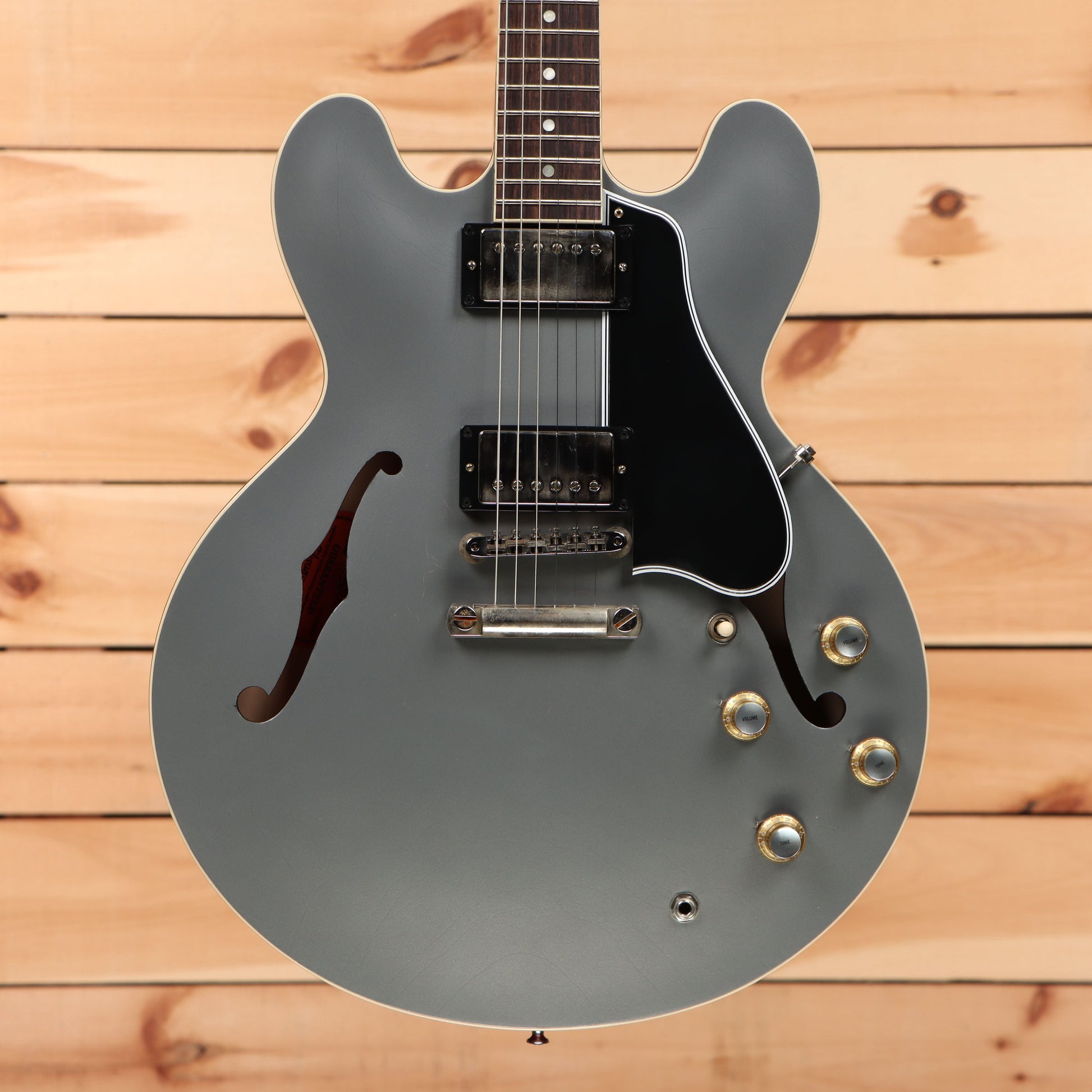 Gibson PSL 1961 ES-335 Ultra Light Aged - Silver Poly/Sparkling Burgundy