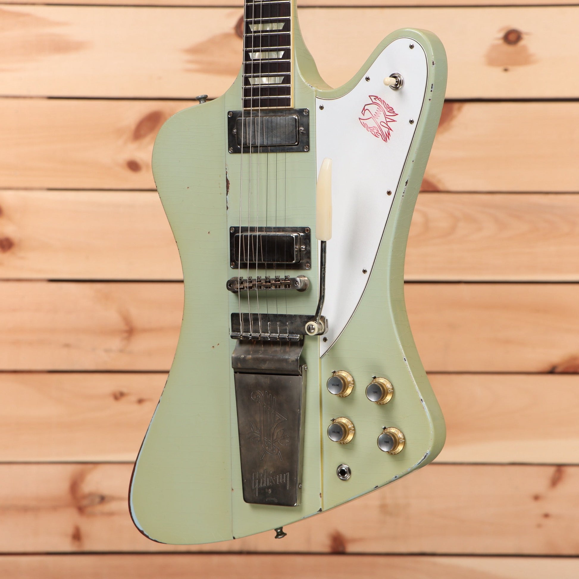 Gibson 1963 Firebird V with Maestro Vibrola Heavy Aged - Antique Frost Blue
