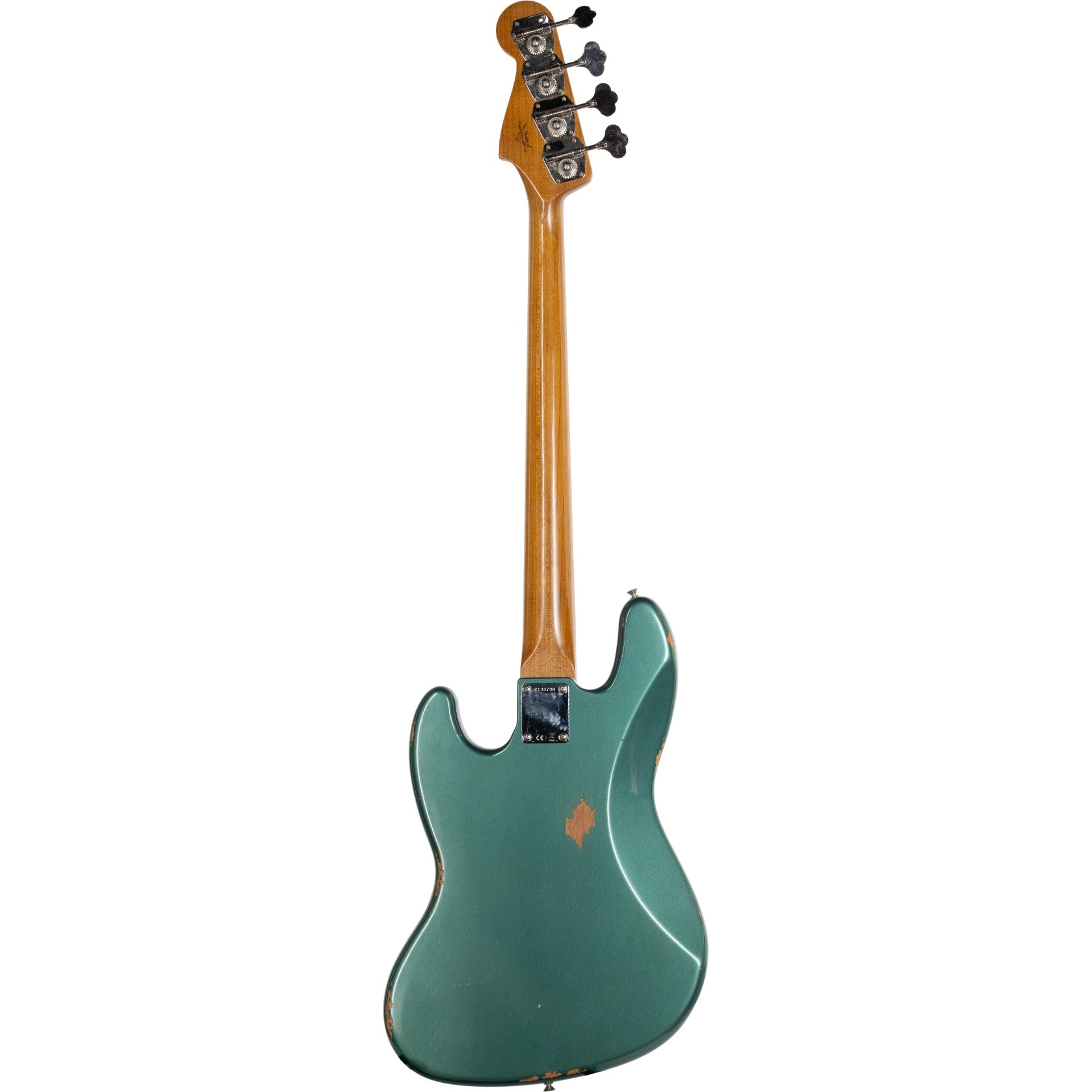 Fender Custom Shop 64 Jazz Bass Guitar Relic - Sherwood Green Metallic