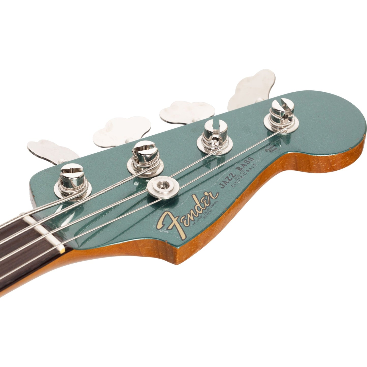 Fender Custom Shop 64 Jazz Bass Guitar Relic - Sherwood Green Metallic