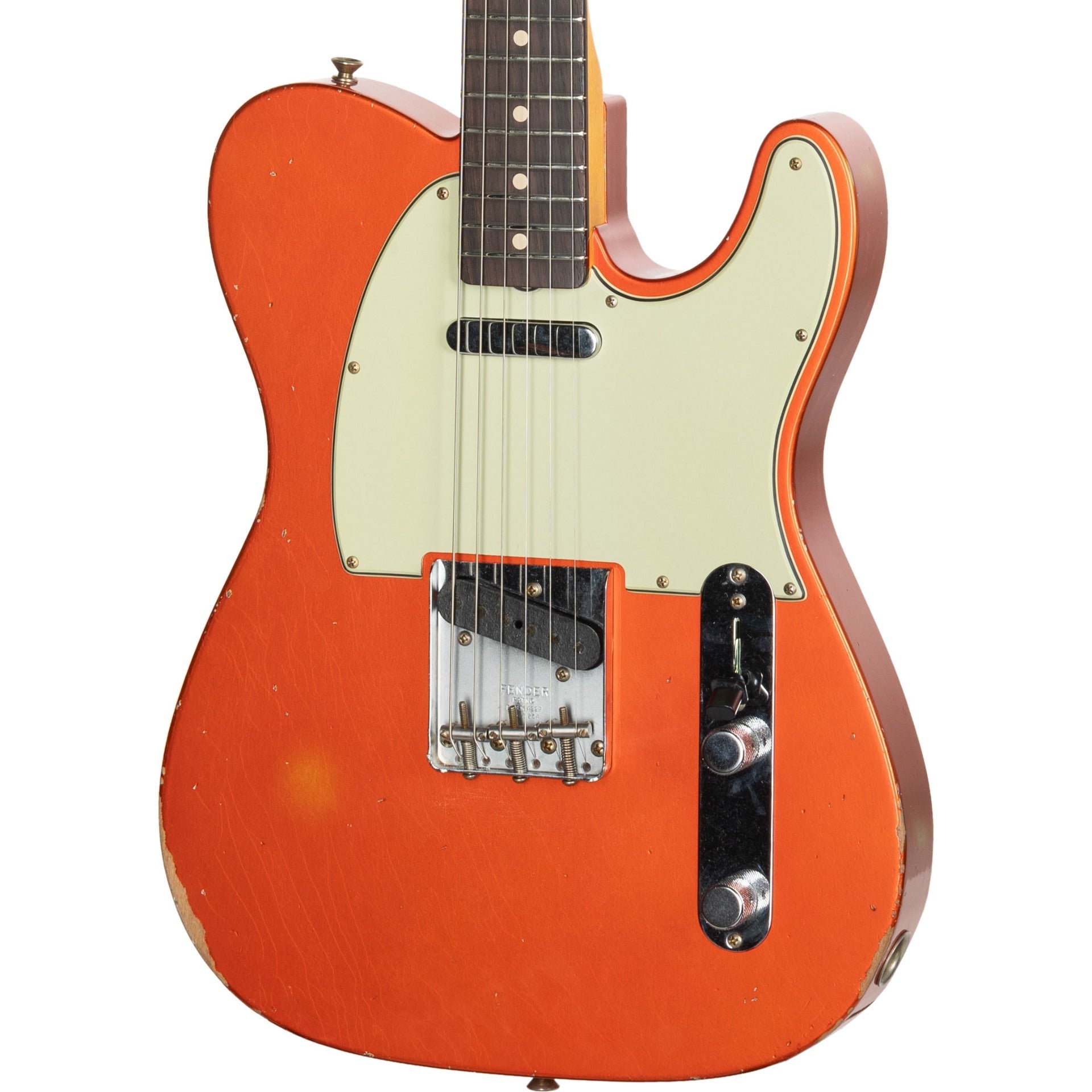 Fender Custom Shop 60’s Telecaster Relic Electric Guitar - Candy Tangerine