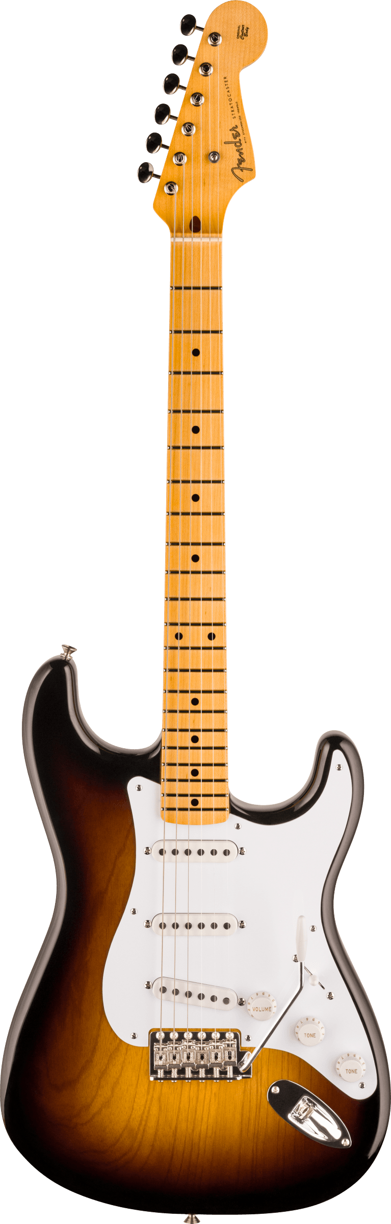 Fender Limited Edition 70th Anniversary 1954 Stratocaster NOS, 1-Piece Quartersawn Maple Neck Fingerboard, Wide-Fade 2-Color Sunburst