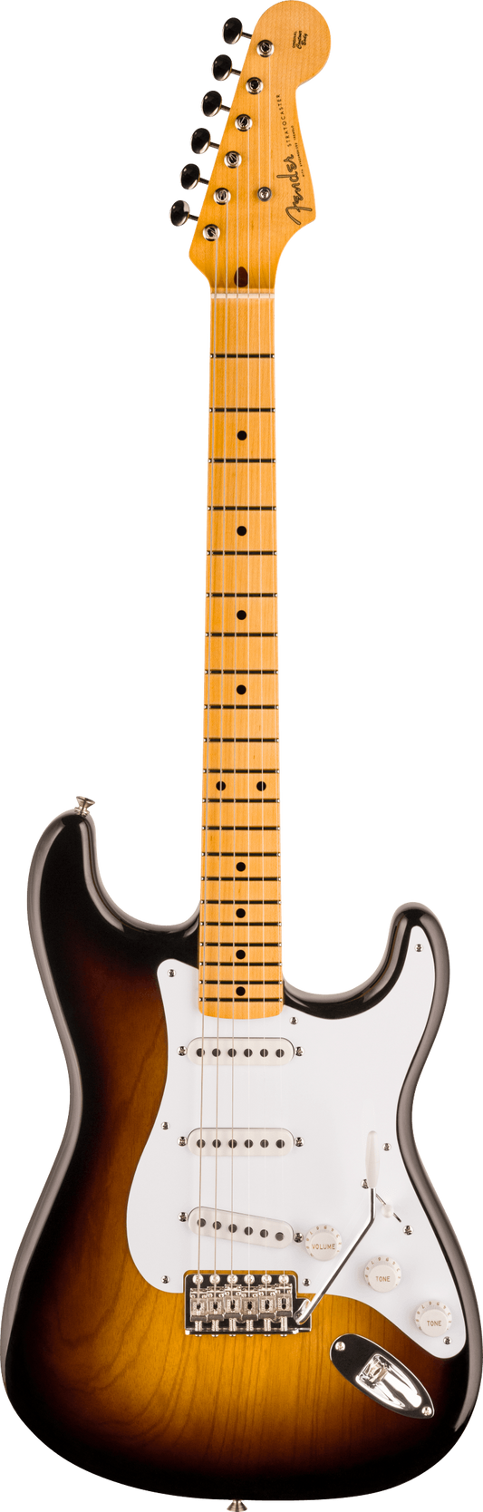 Fender Limited Edition 70th Anniversary 1954 Stratocaster NOS, 1-Piece Quartersawn Maple Neck Fingerboard, Wide-Fade 2-Color Sunburst