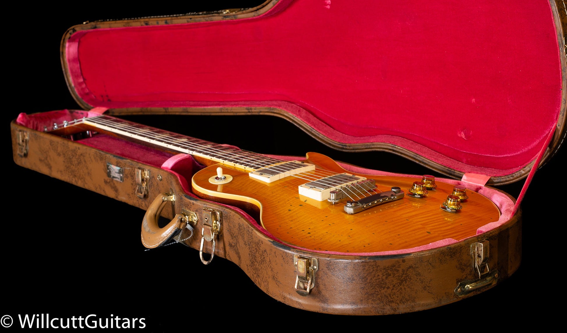 Gibson Custom Shop 1959 Les Paul Standard Kirk Hammett "Greeny" Murphy Lab Replica Aged Sunburst (142)