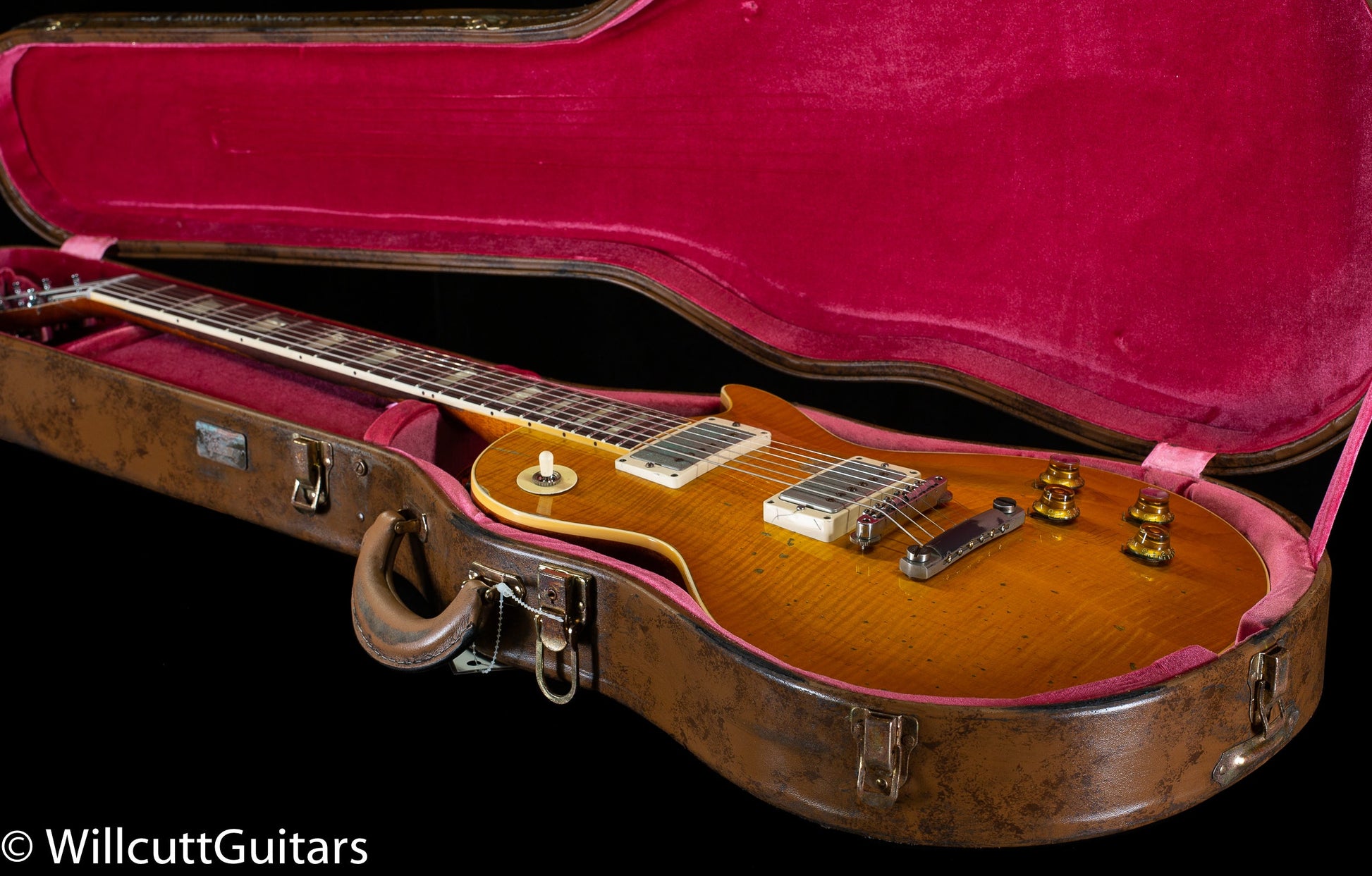 Gibson Custom Shop 1959 Les Paul Standard Kirk Hammett "Greeny" Murphy Lab Replica Aged Sunburst (594)