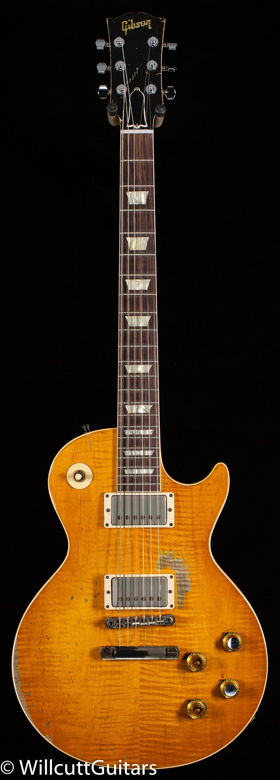 Gibson Custom Shop 1959 Les Paul Standard Kirk Hammett "Greeny" Murphy Lab Replica Aged Sunburst  (677)