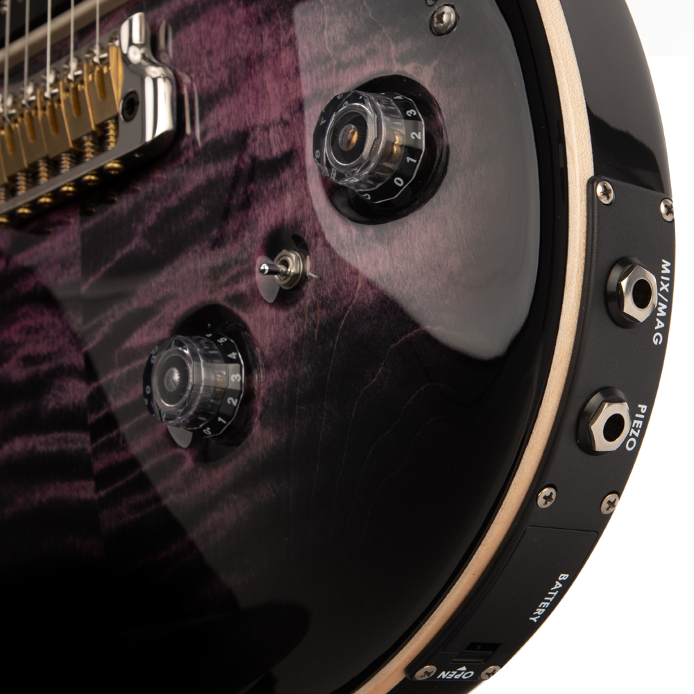 PRS Custom 24 Piezo Electric Guitar - Purple Iris Smokeburst