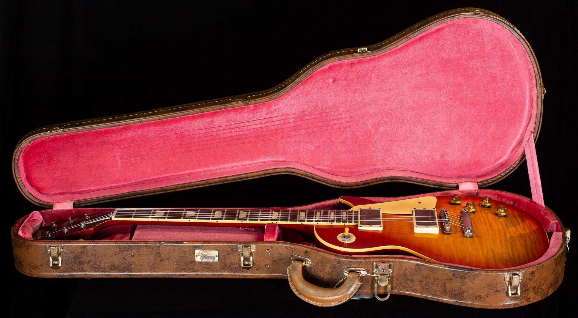 Gibson Custom Shop 1959 Les Paul Standard Brazilian Rosewood Tom's Cherry Murphy Lab Aged (040)