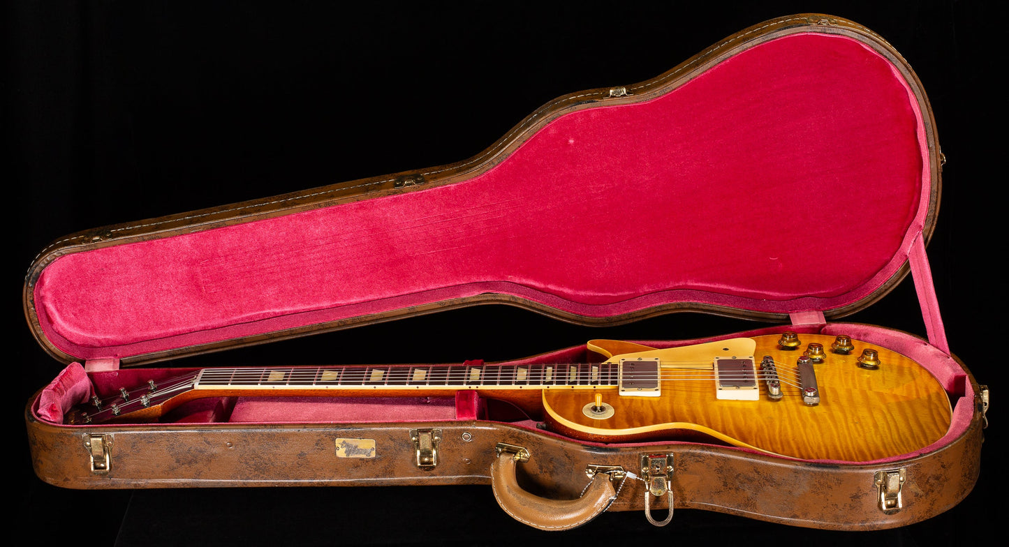Gibson Custom Shop 1959 Les Paul Standard Brazilian Rosewood Tom's Lemon Murphy Lab Aged (052)