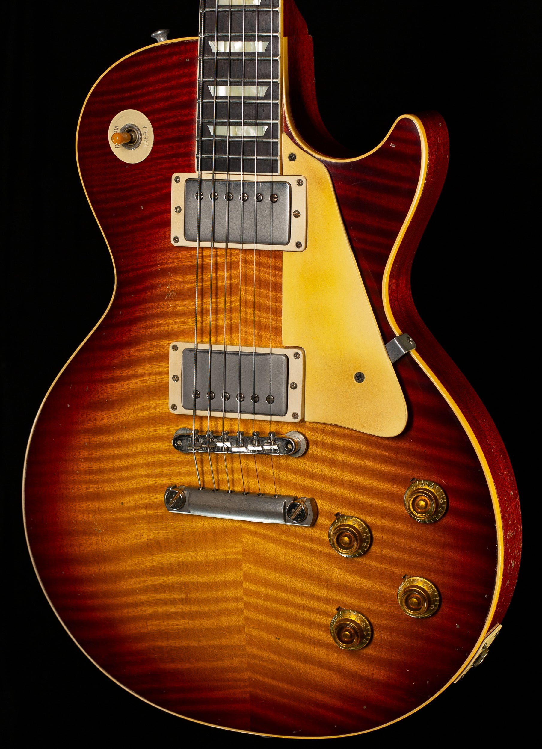Gibson Custom Shop 1959 Les Paul Standard Brazilian Rosewood Tom's Dark Burst Murphy Lab Aged (061)