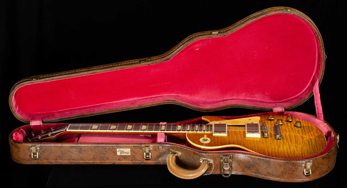 Gibson Custom Shop 1959 Les Paul Standard Brazilian Rosewood Tom's Lemon Murphy Lab Aged(156)