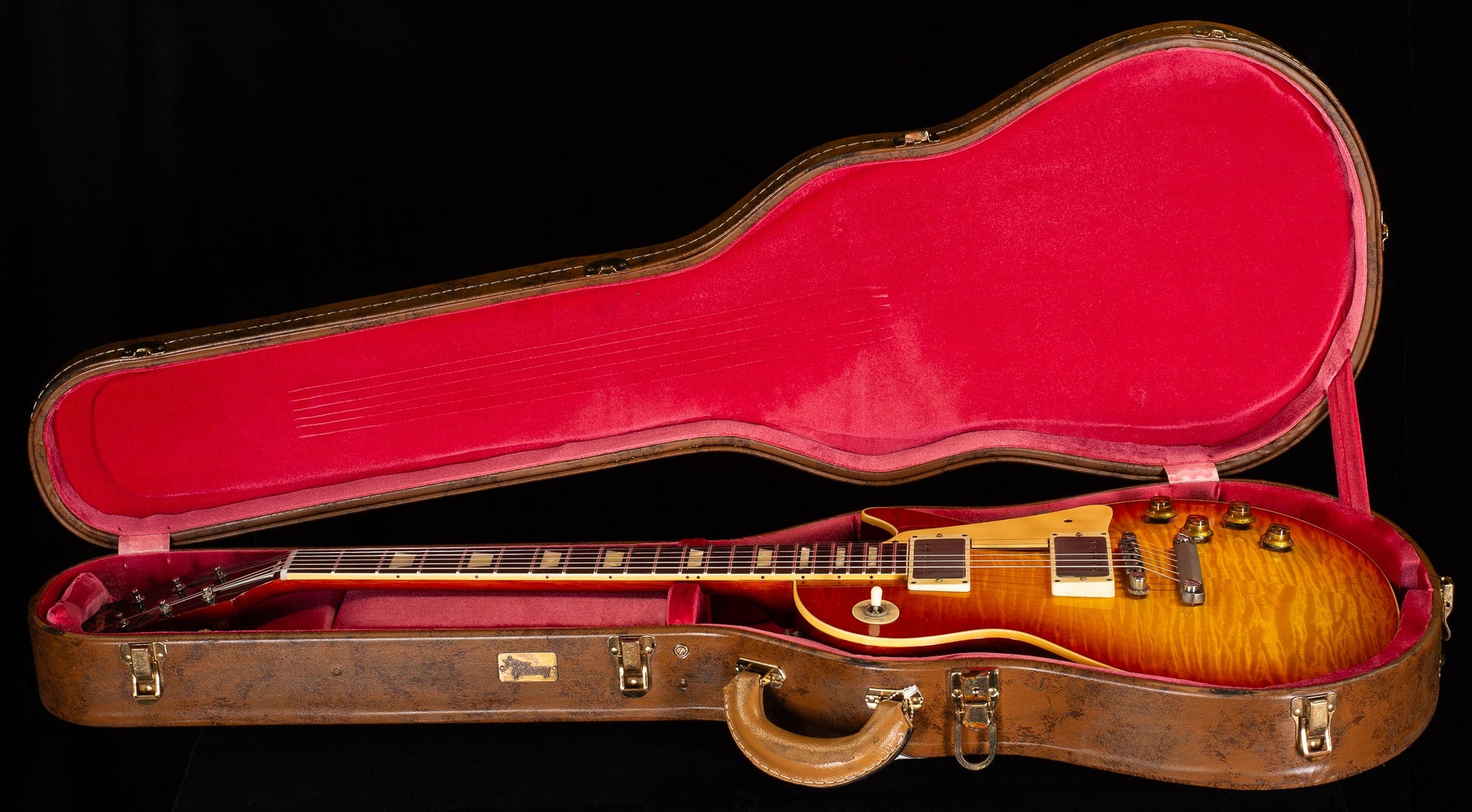 Gibson Custom Shop 1959 Les Paul Standard Brazilian Rosewood Tom's Cherry Murphy Lab Aged (258)