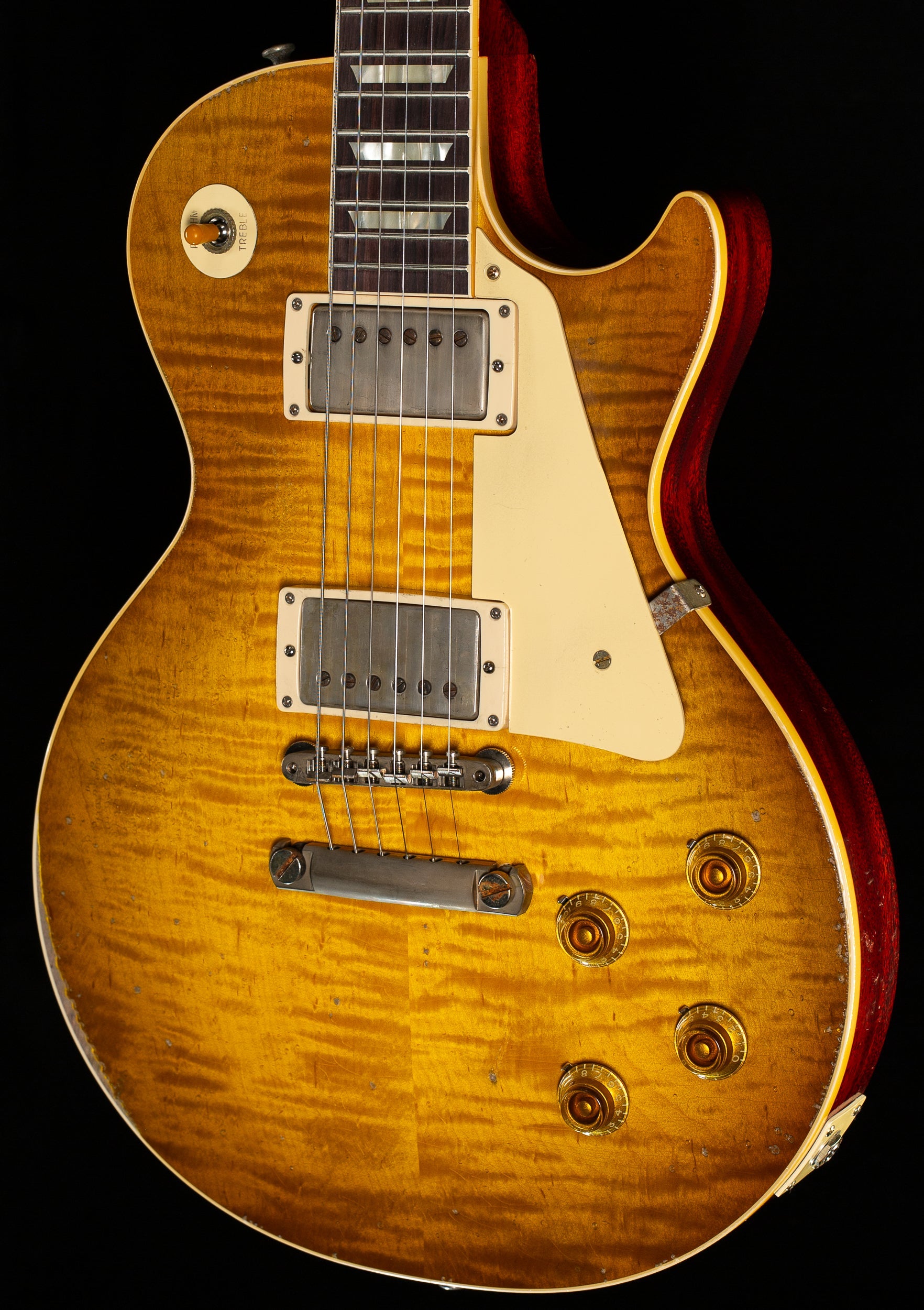Gibson Custom Shop 1959 Les Paul Standard Green Lemon Fade Murphy Lab Heavy Aged (672)