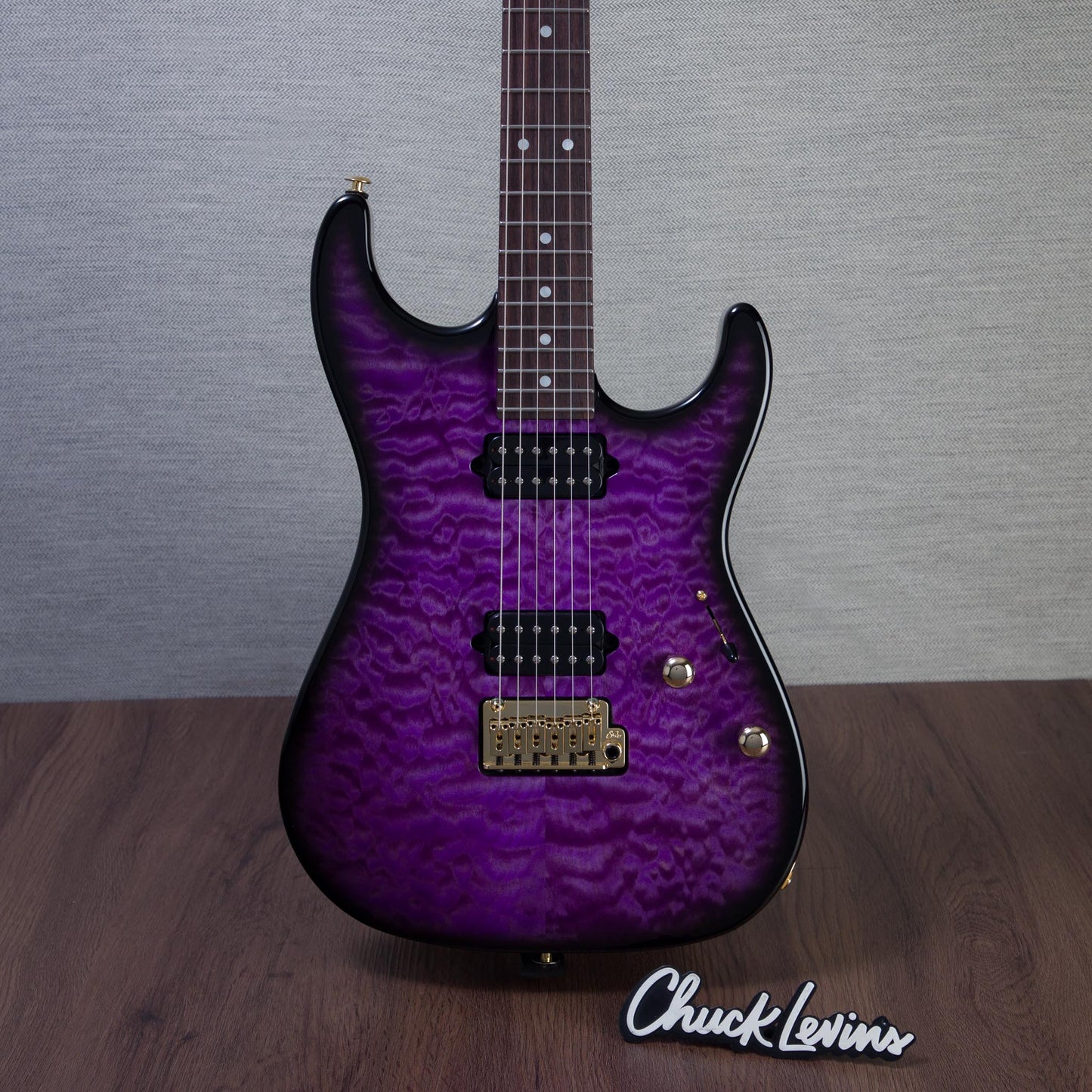 Suhr Limited Edition Standard Thin Burst Electric Guitar - Trans Purple - #89540