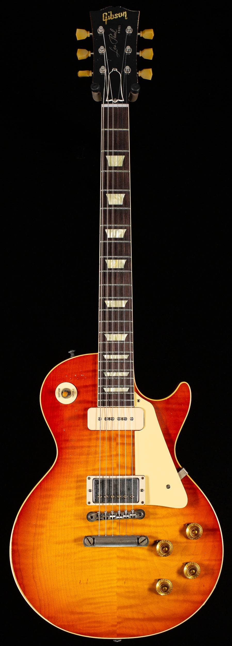 Gibson Custom Shop M2M 1959 Les Paul Standard Sunrise Tea Burst Murphy Lab Light Aged P90 Neck Pickup (596)