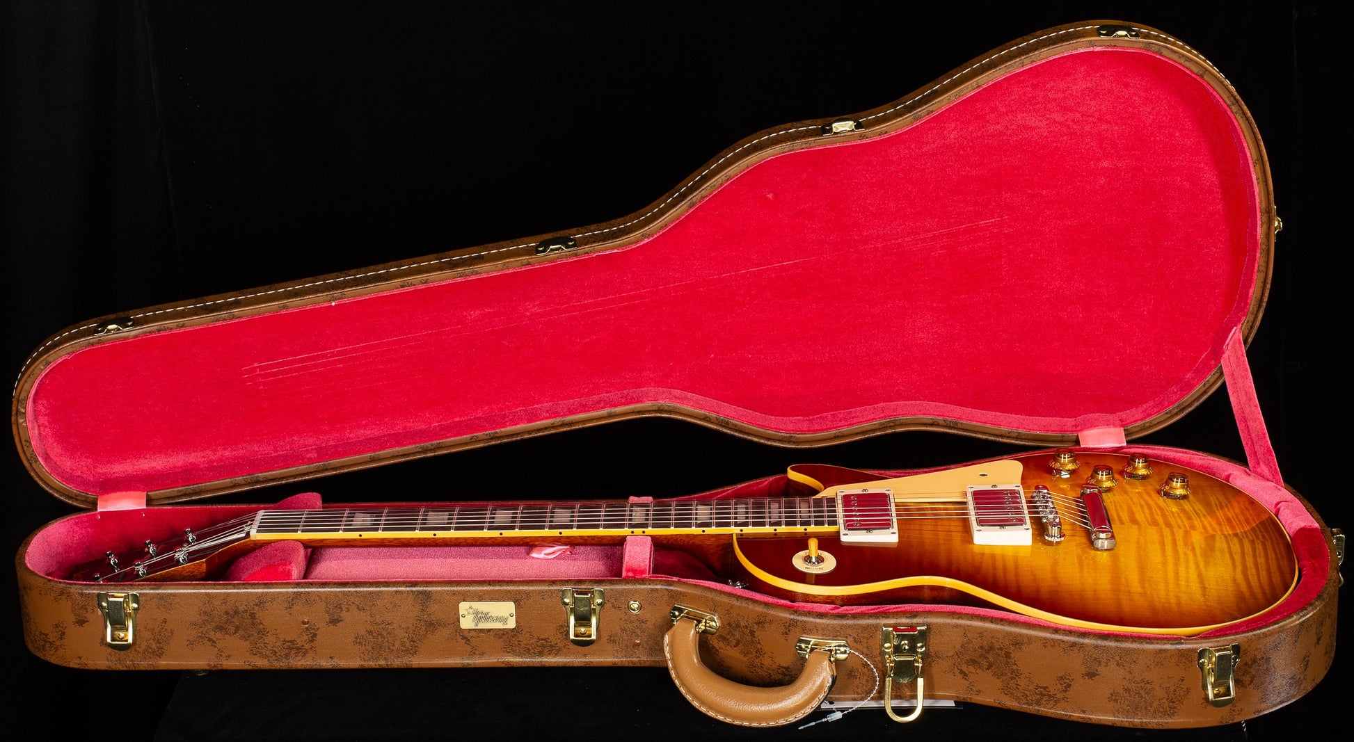 Gibson Custom Shop 1959 Les Paul Standard Slow Iced Tea Fade Willcutt Cloudbucker Pickups (026)