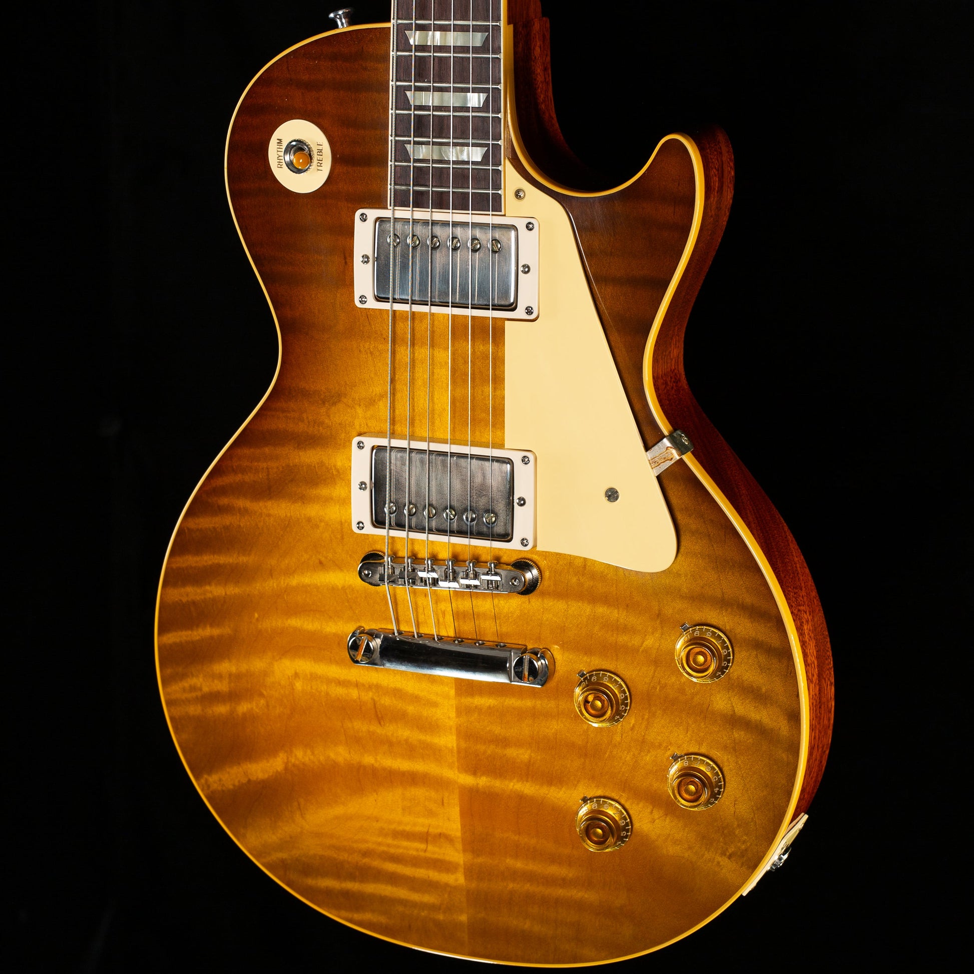 Gibson Custom Shop 1959 Les Paul Standard Green Lemon Fade Willcutt Cloudbucker Pickups (586)