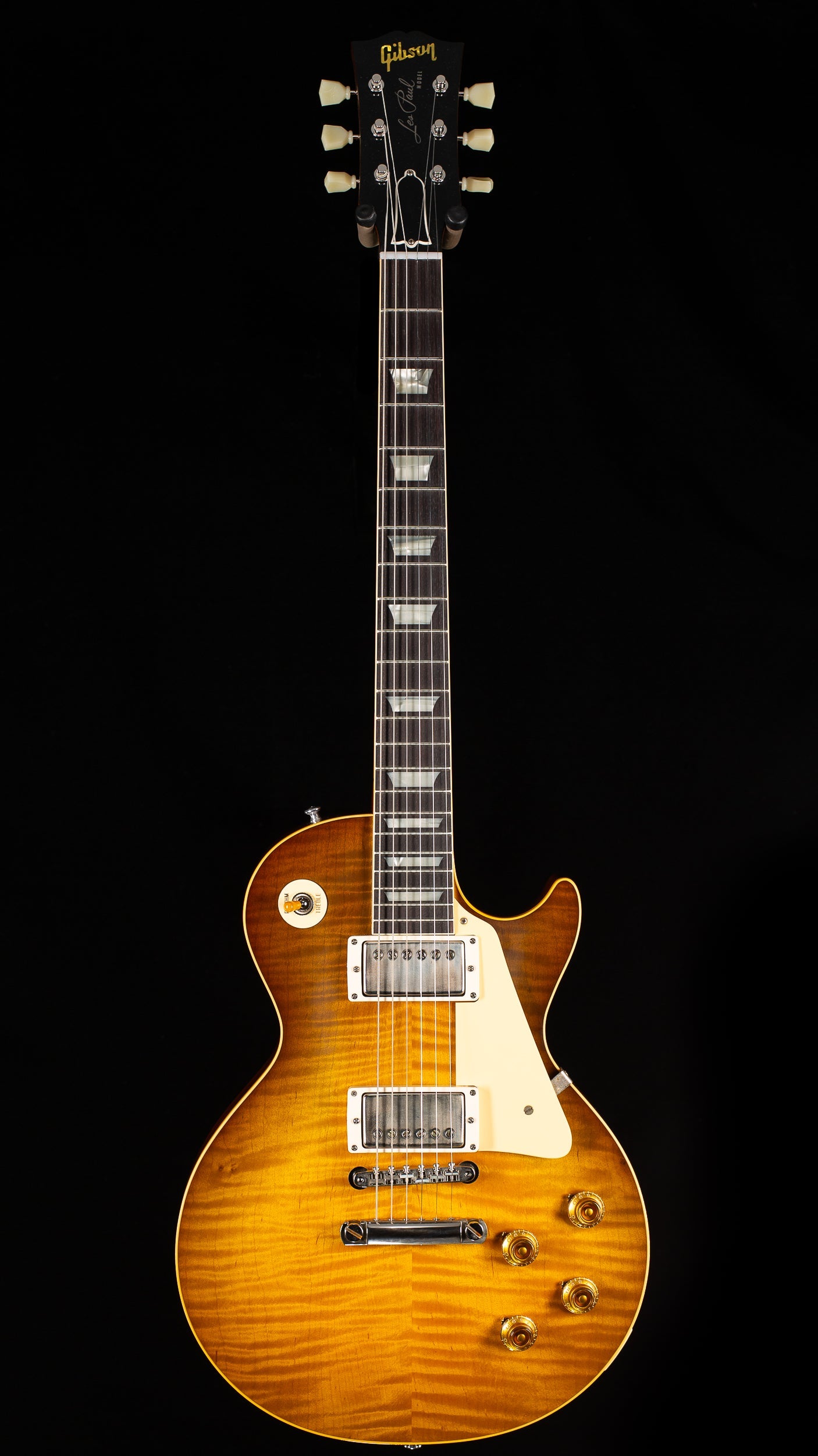 Gibson Custom Shop 1959 Les Paul Standard Green Lemon Fade Willcutt Cloudbucker Pickups (595)