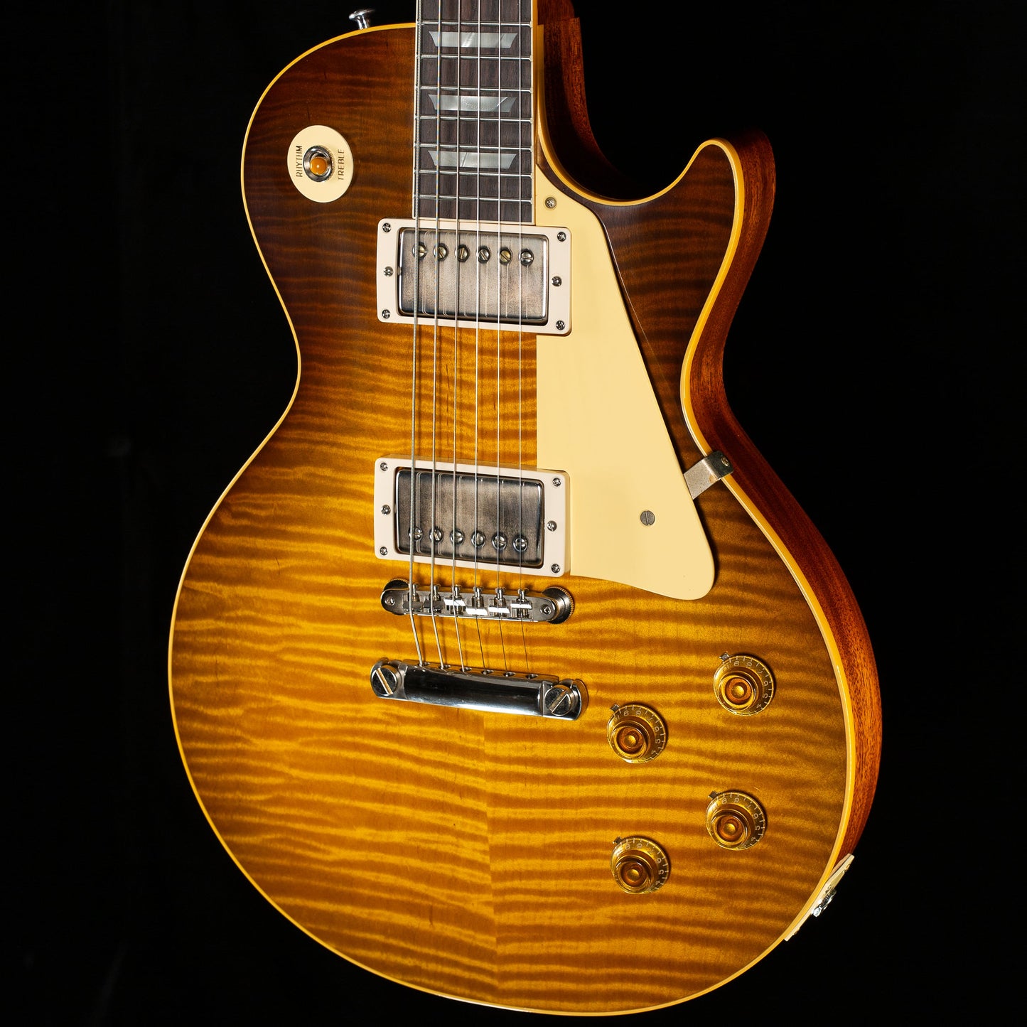 Gibson Custom Shop 1959 Les Paul Standard Green Lemon Fade Willcutt Cloudbucker Pickups (611)