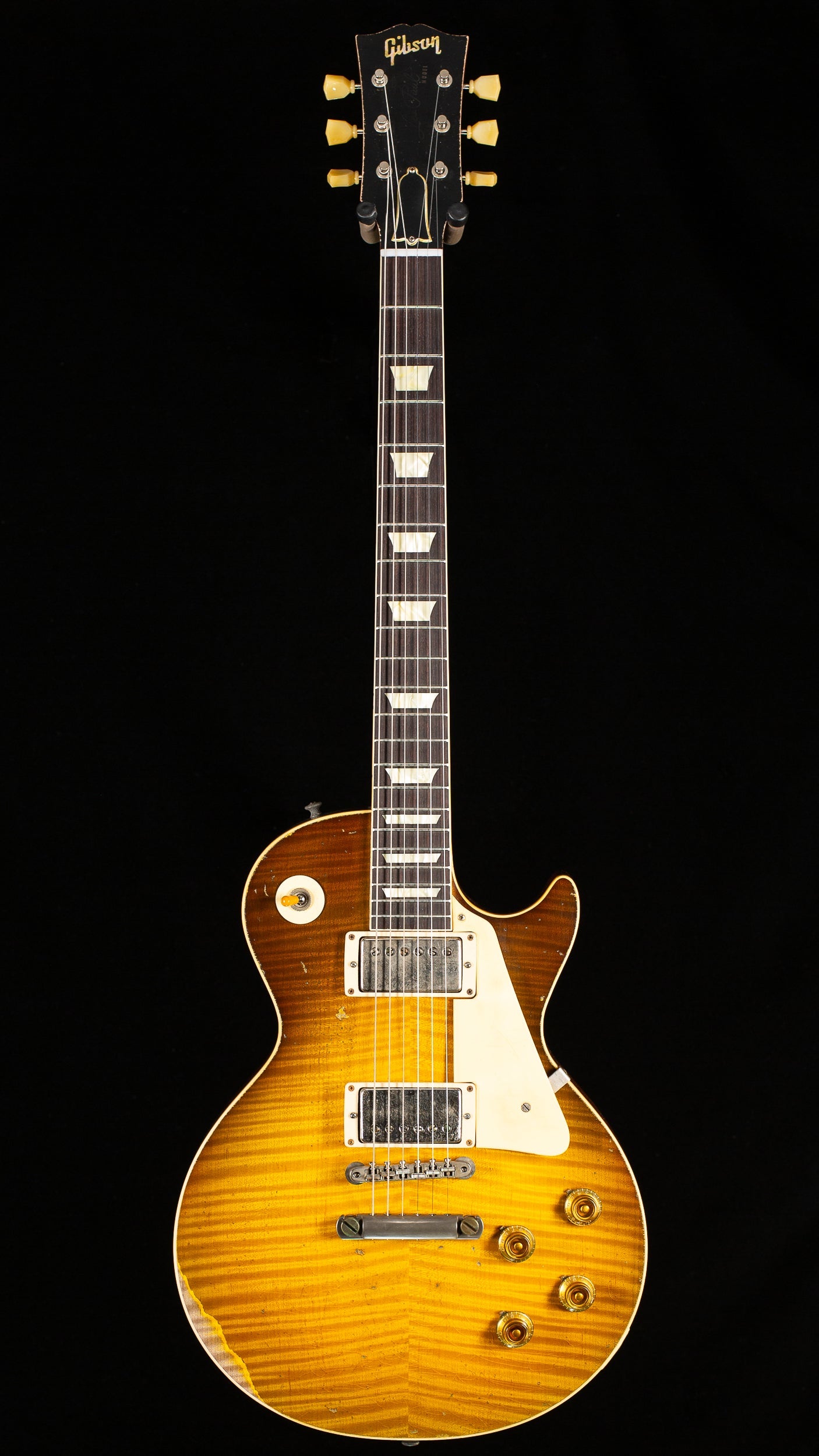 Gibson Custom Shop 1959 Les Paul Standard Murphy Lab Ultra Heavy Aged Green Lemon Fade Willcutt Cloudbucker Pickups (695)