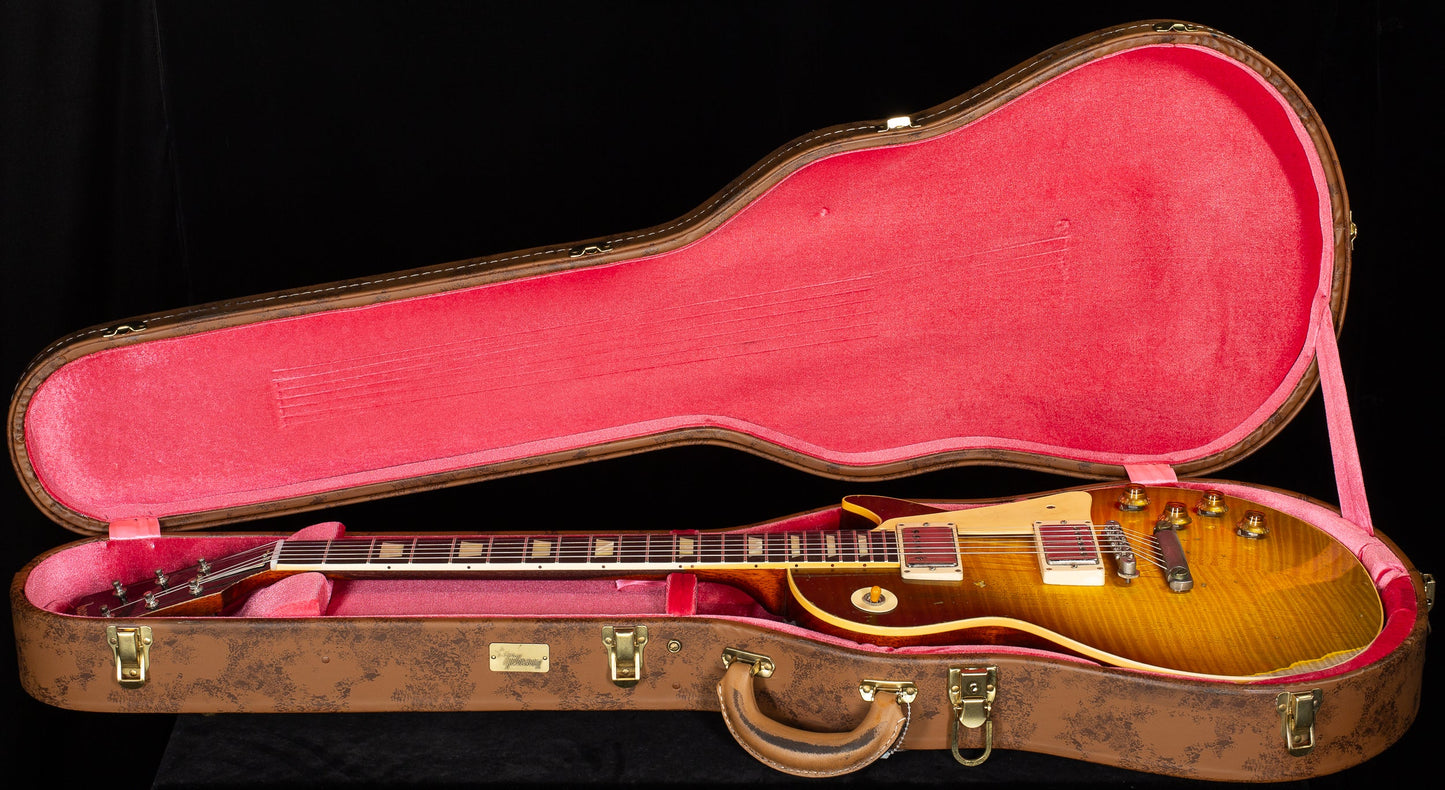 Gibson Custom Shop 1959 Les Paul Standard Murphy Lab Ultra Heavy Aged Green Lemon Fade Willcutt Cloudbucker Pickups (695)