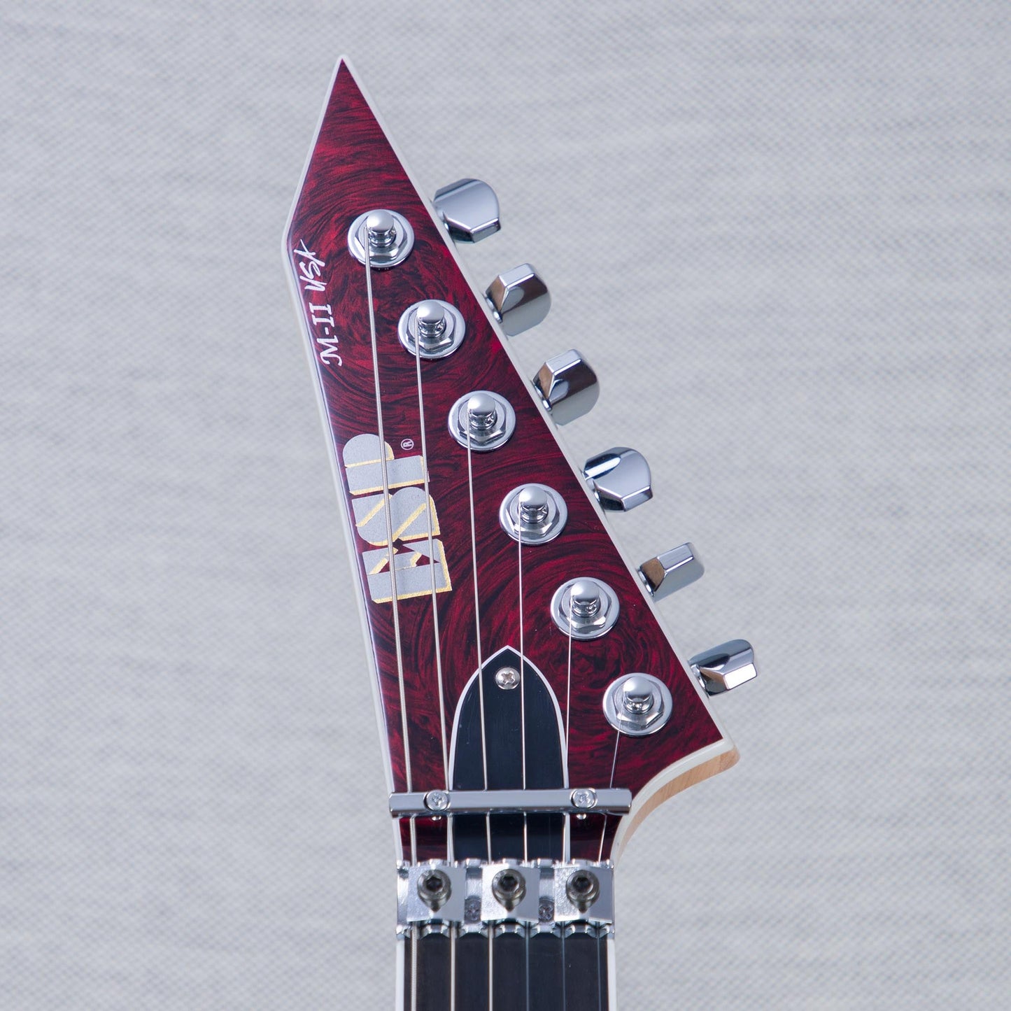 ESP USA M-II DX Electric Guitar - Red Rose Marble - #US25050