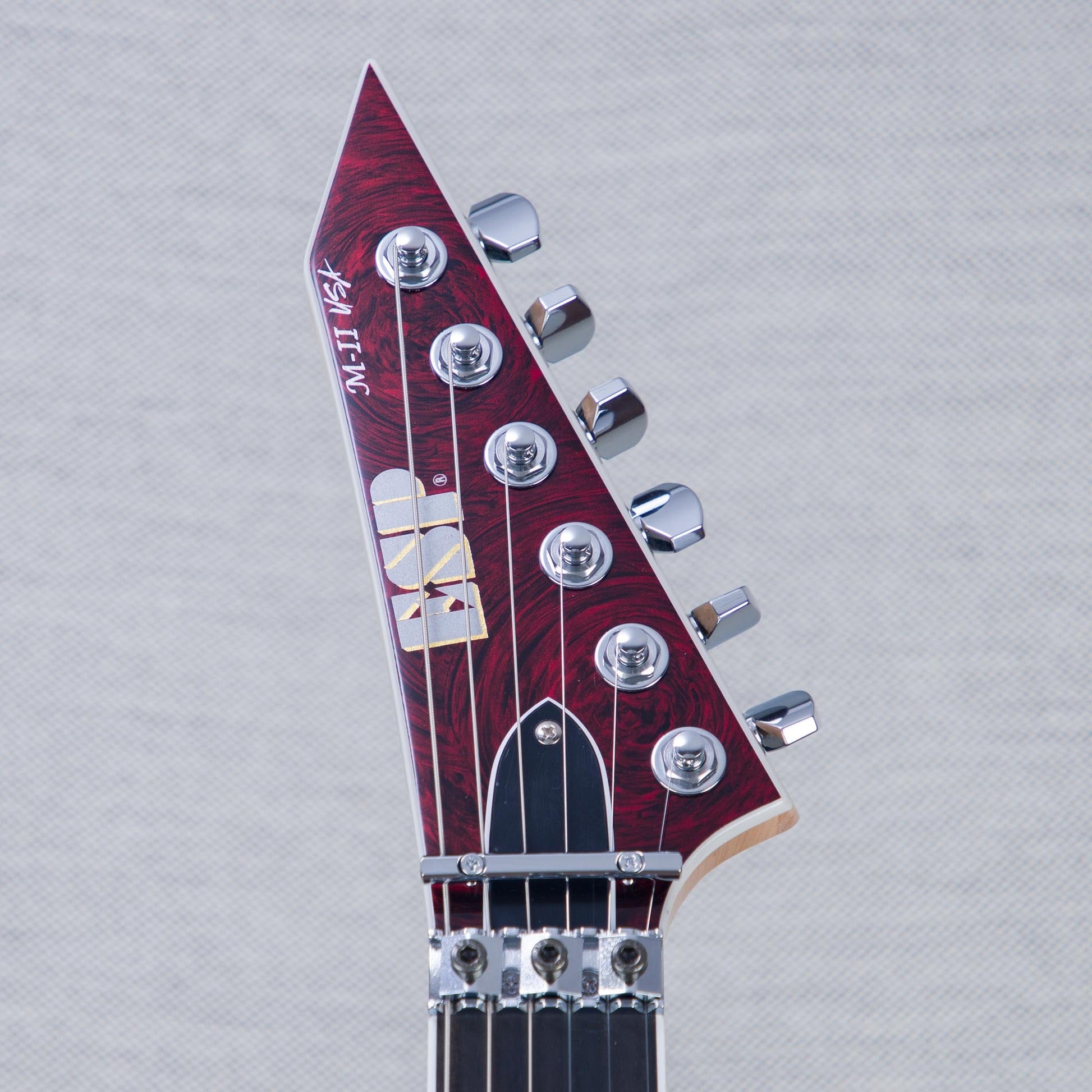 ESP USA M-II DX Electric Guitar - Red Rose Marble - #US25050