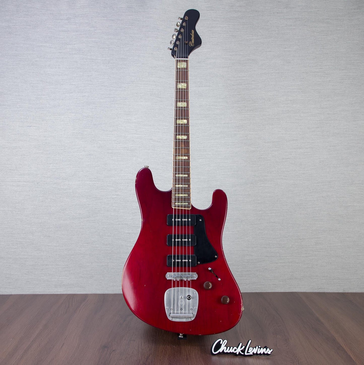 Castedosa Conchers Baritone Electric Guitar - Vintage Cherry - #386