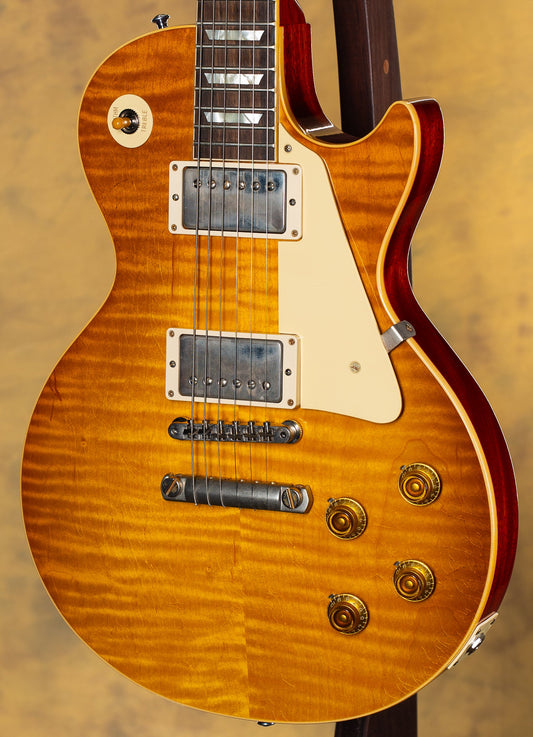 2018 Gibson Custom Shop 1959 Les Paul Honey Lemon Fade Underwood Aged